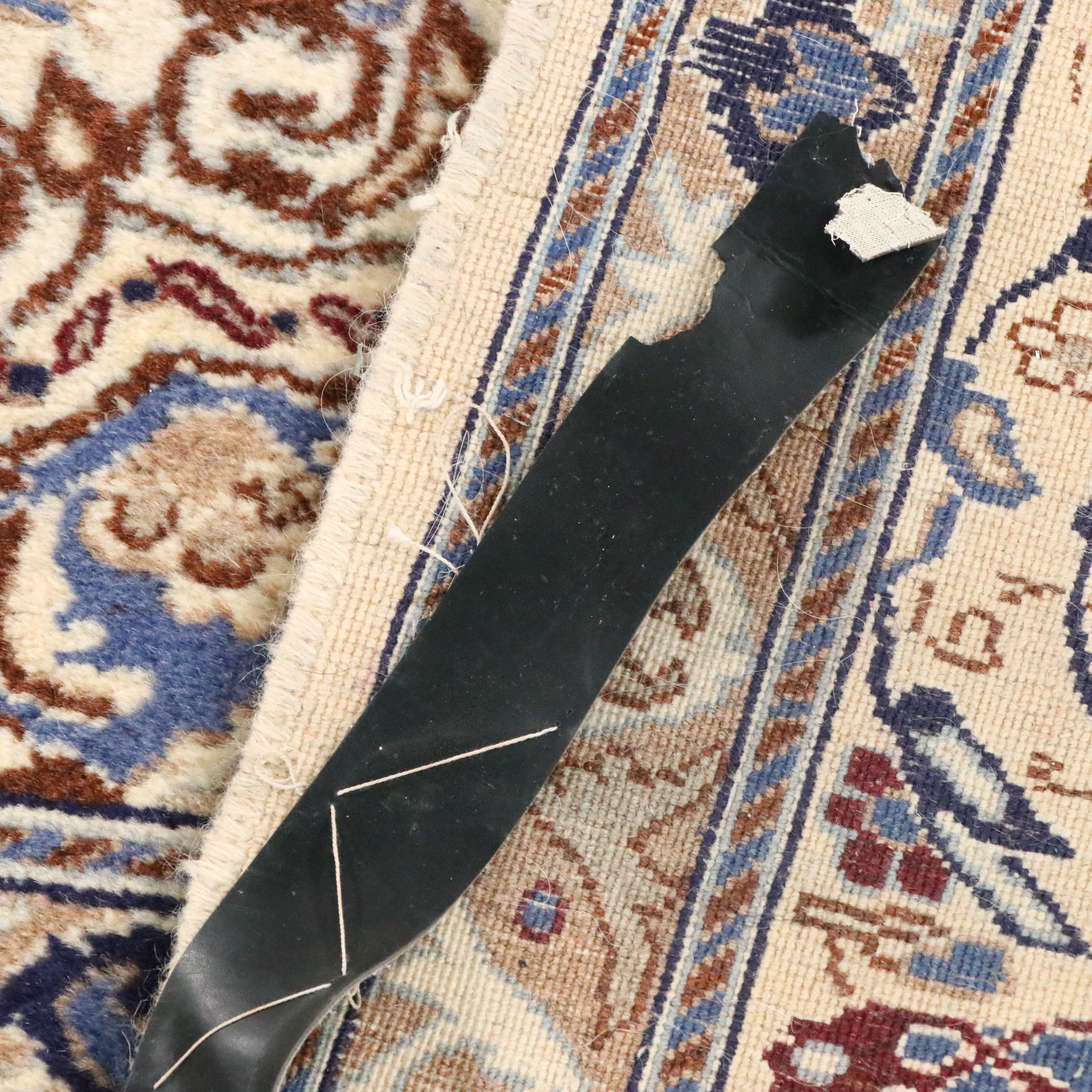 7'10 x 11'3 Hand-Knotted Persian Nain Area Rug