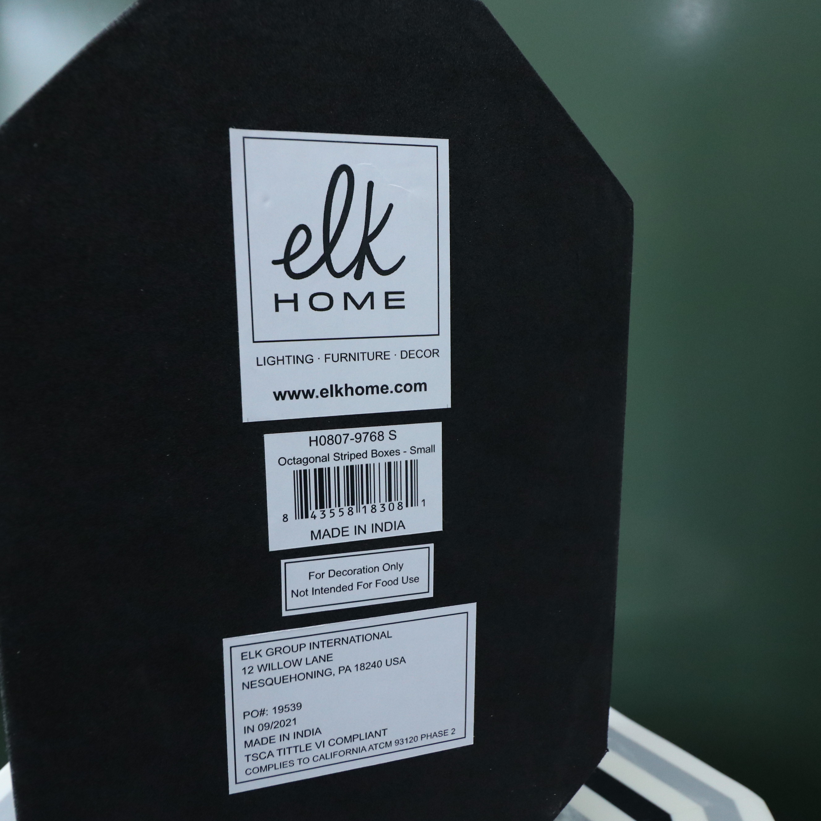 Surya "Ikon" Ceramic Vase Set and "Carlton" Pillows, Other Vases and Boxes