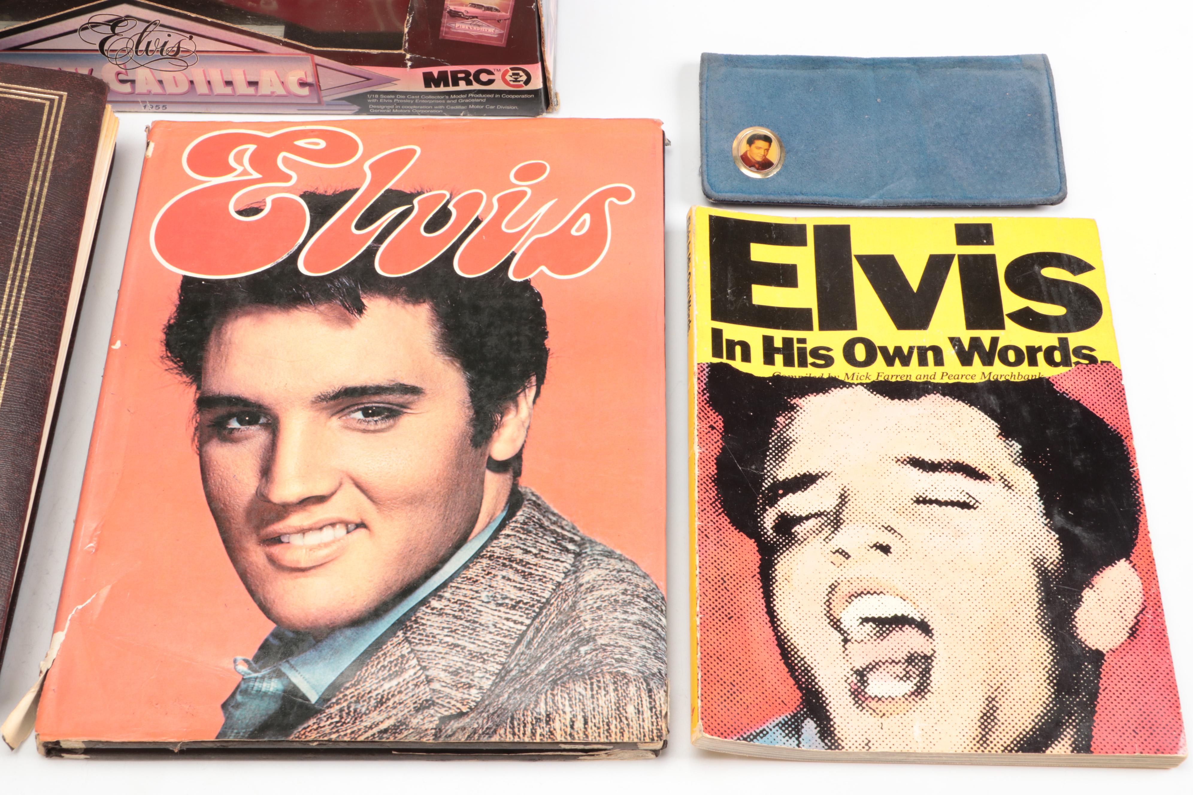 Teen Idol Elvis Doll with Other Elvis Memorabilia