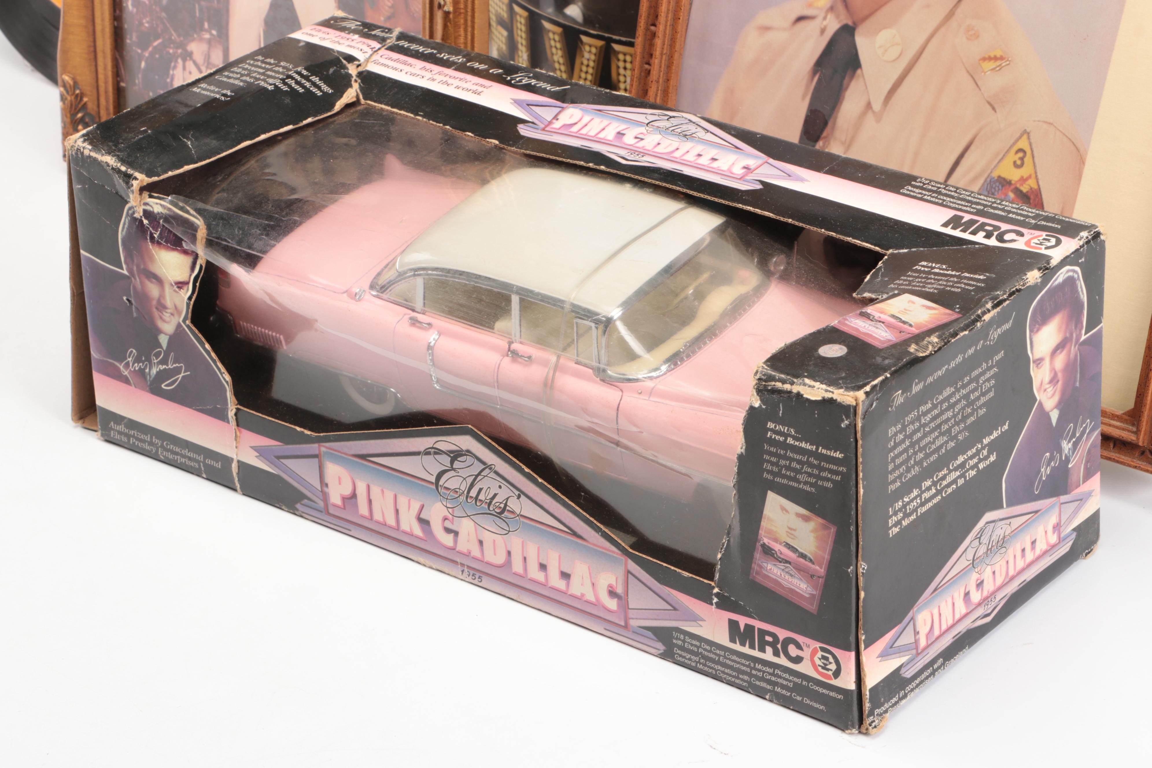 Teen Idol Elvis Doll with Other Elvis Memorabilia