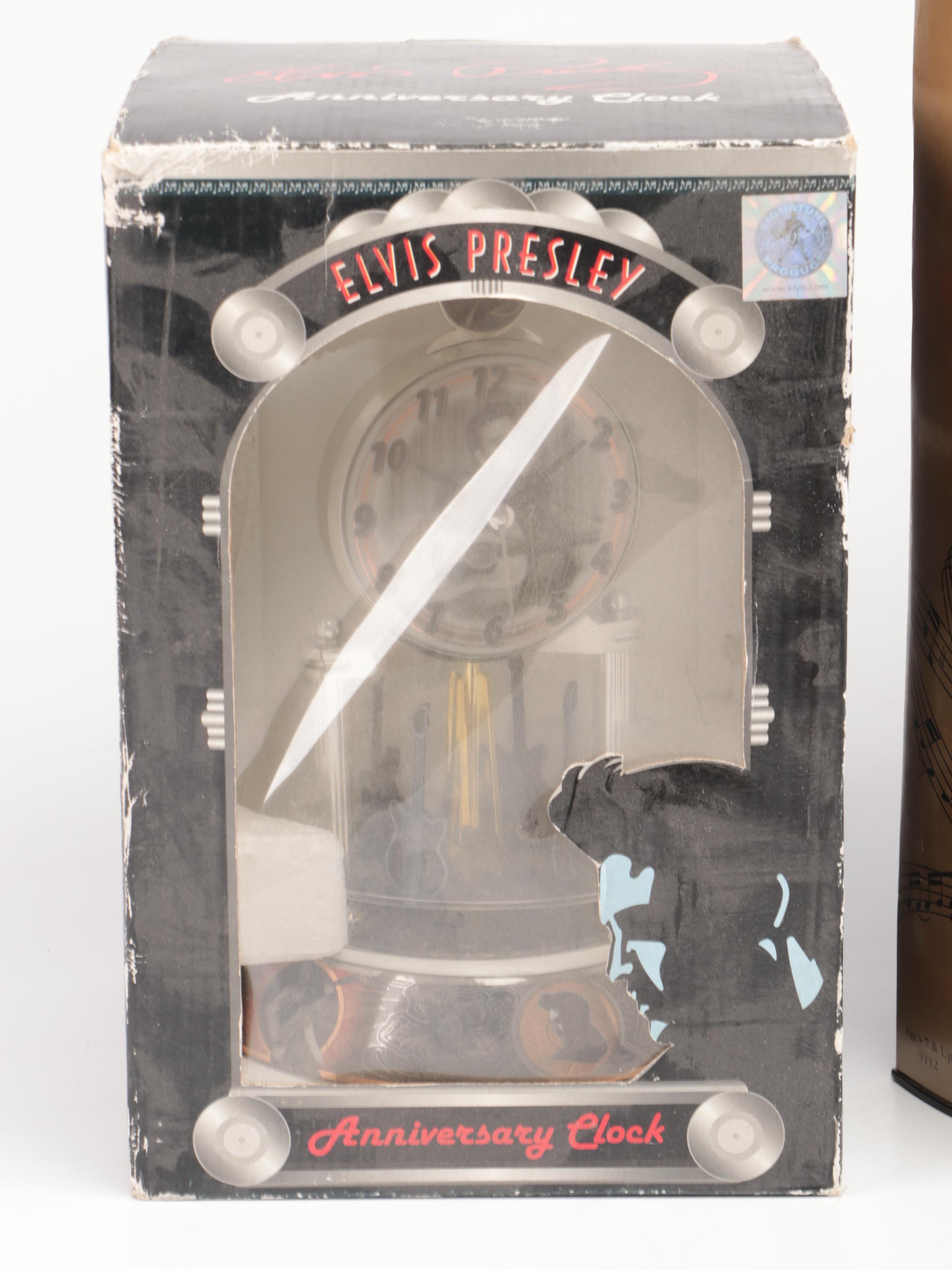 Teen Idol Elvis Doll with Other Elvis Memorabilia