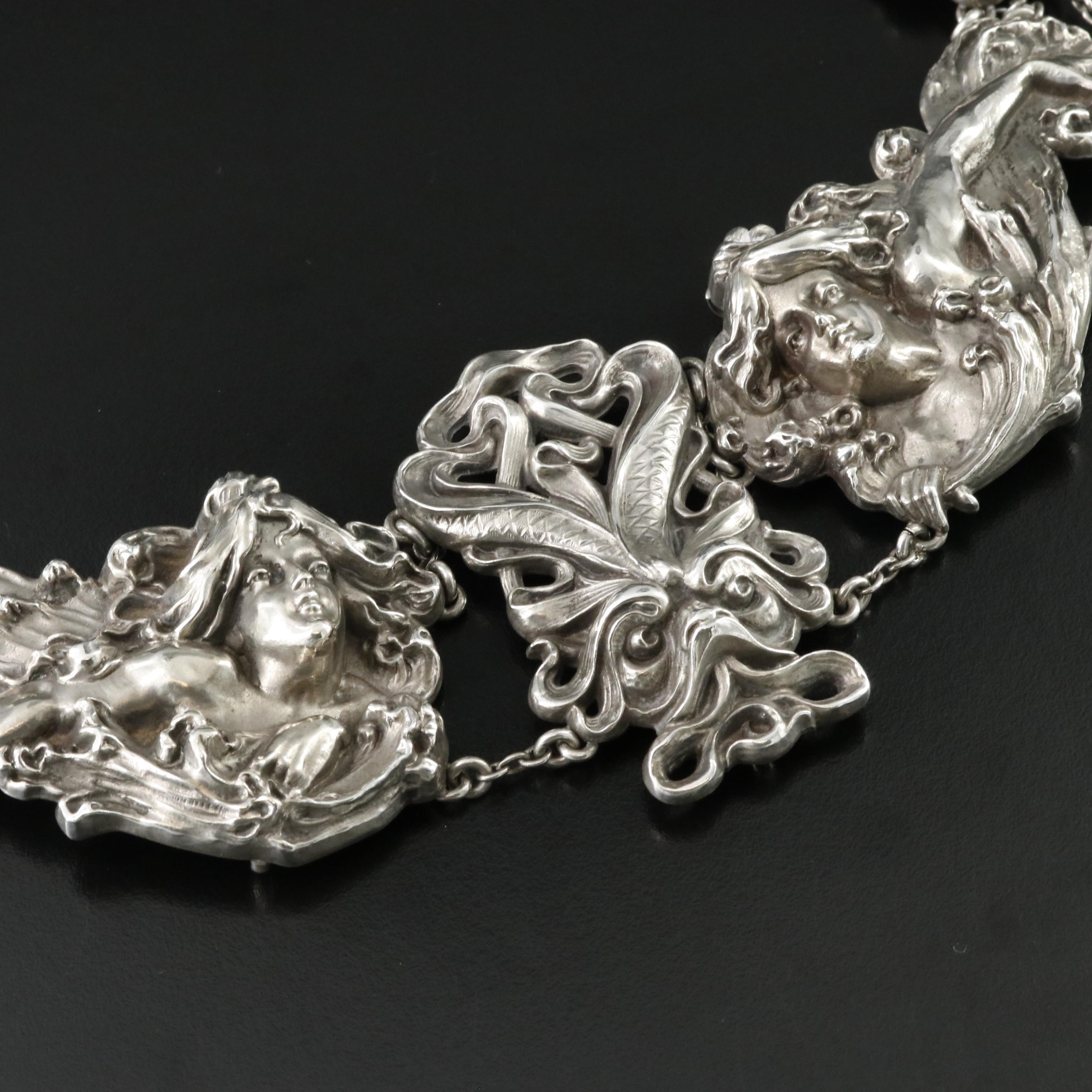 Kerr Art Nouveau Sterling Belt