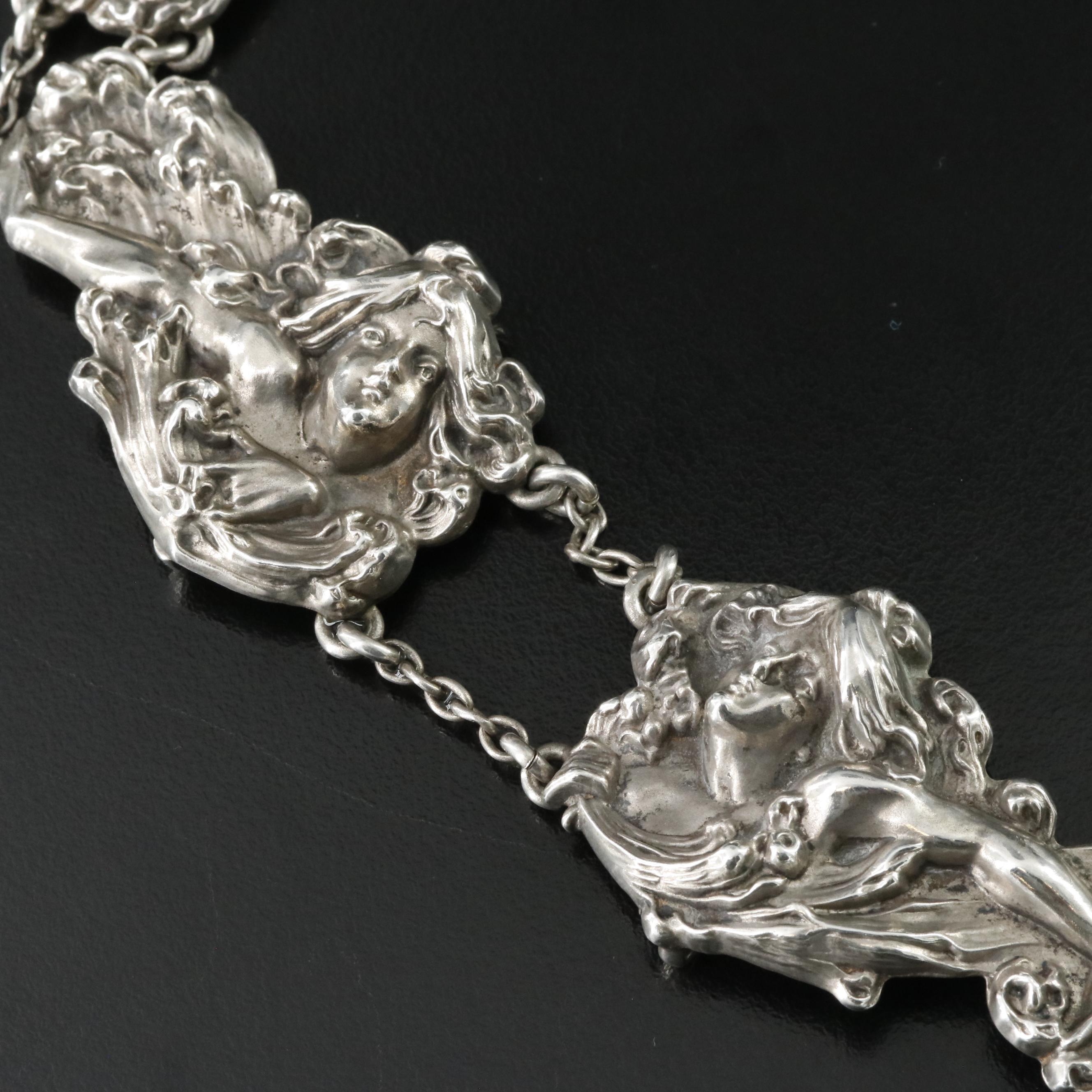 Kerr Art Nouveau Sterling Belt