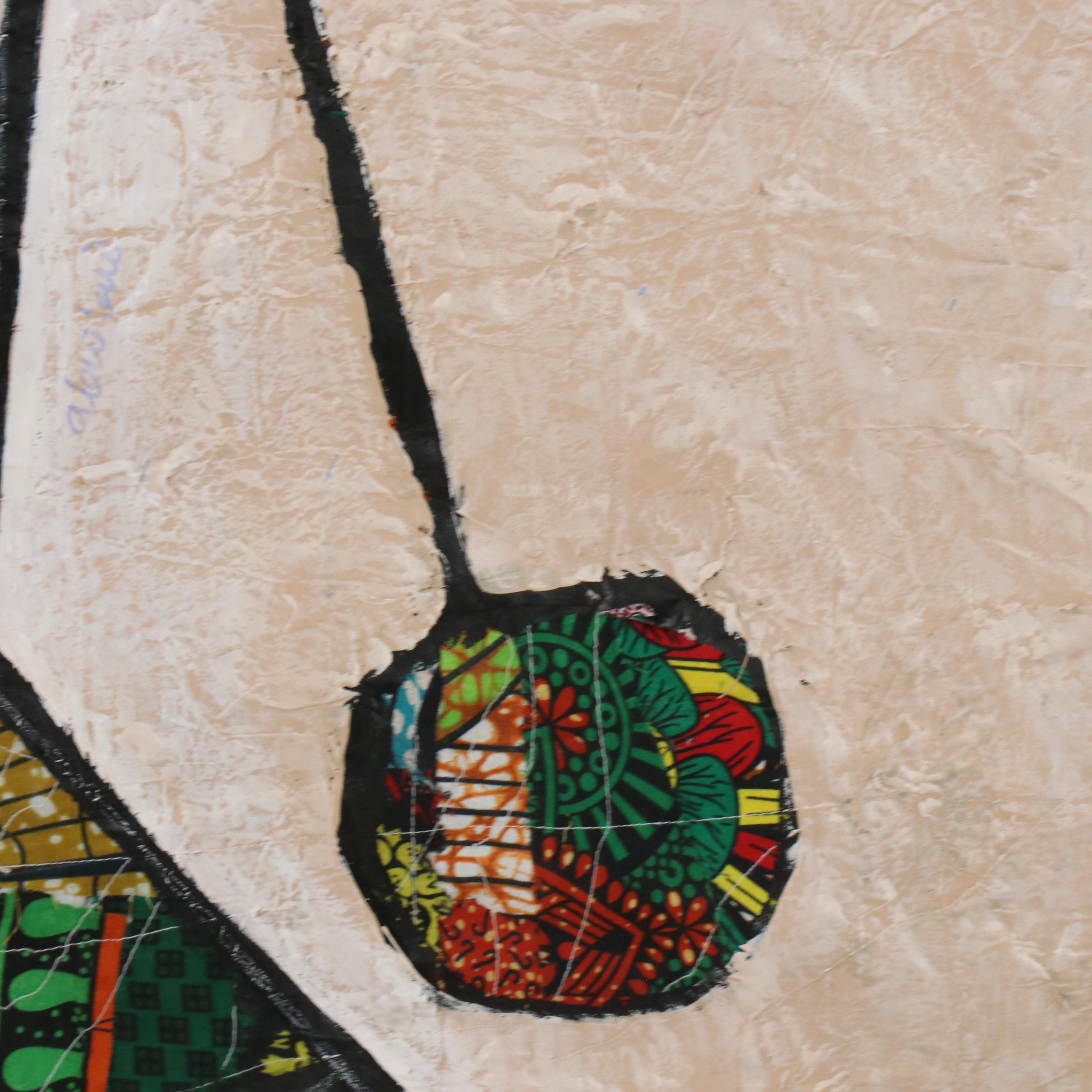 Abiola Idowu Stylized Collage Portrait "Blessings Within," 2023