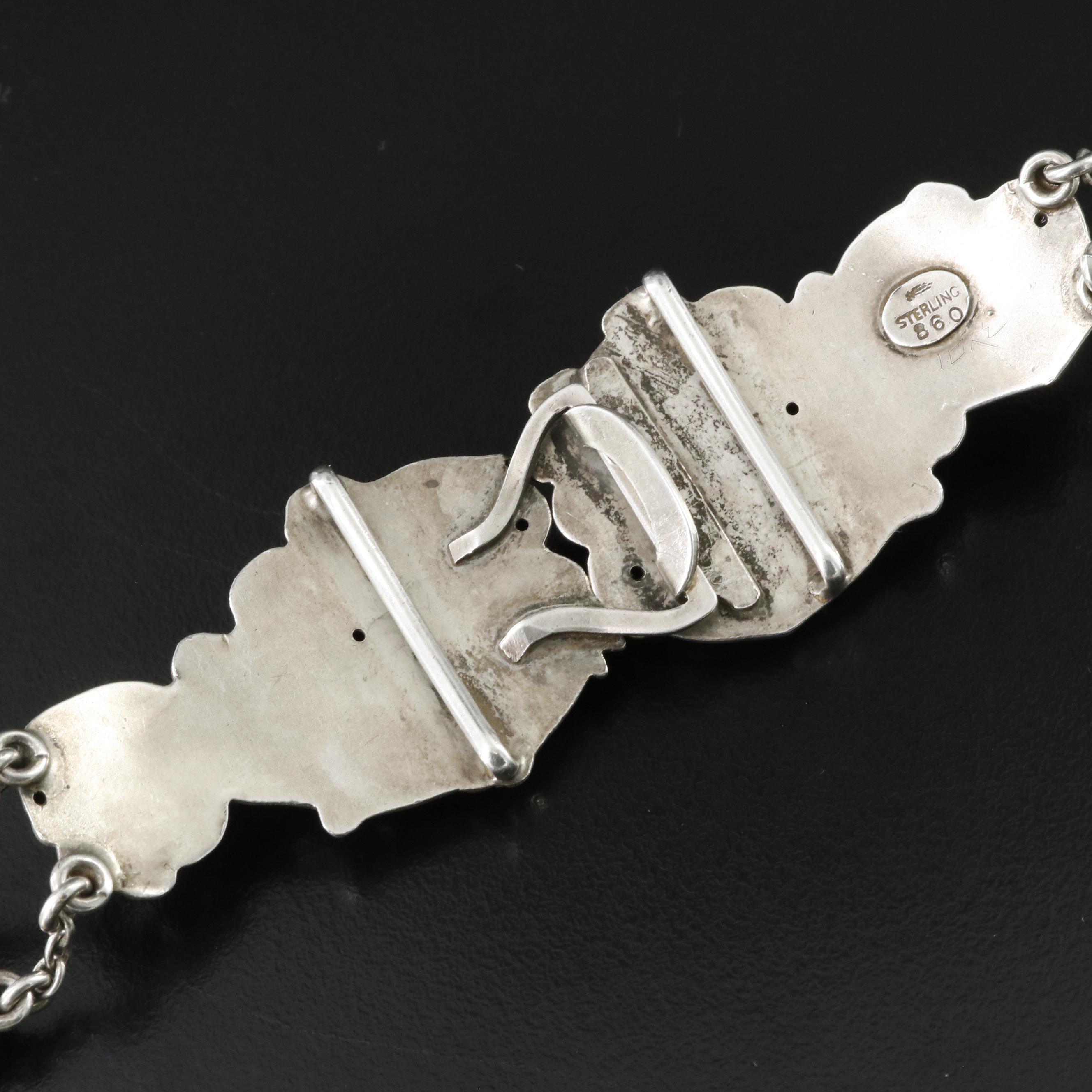 Kerr Art Nouveau Sterling Belt