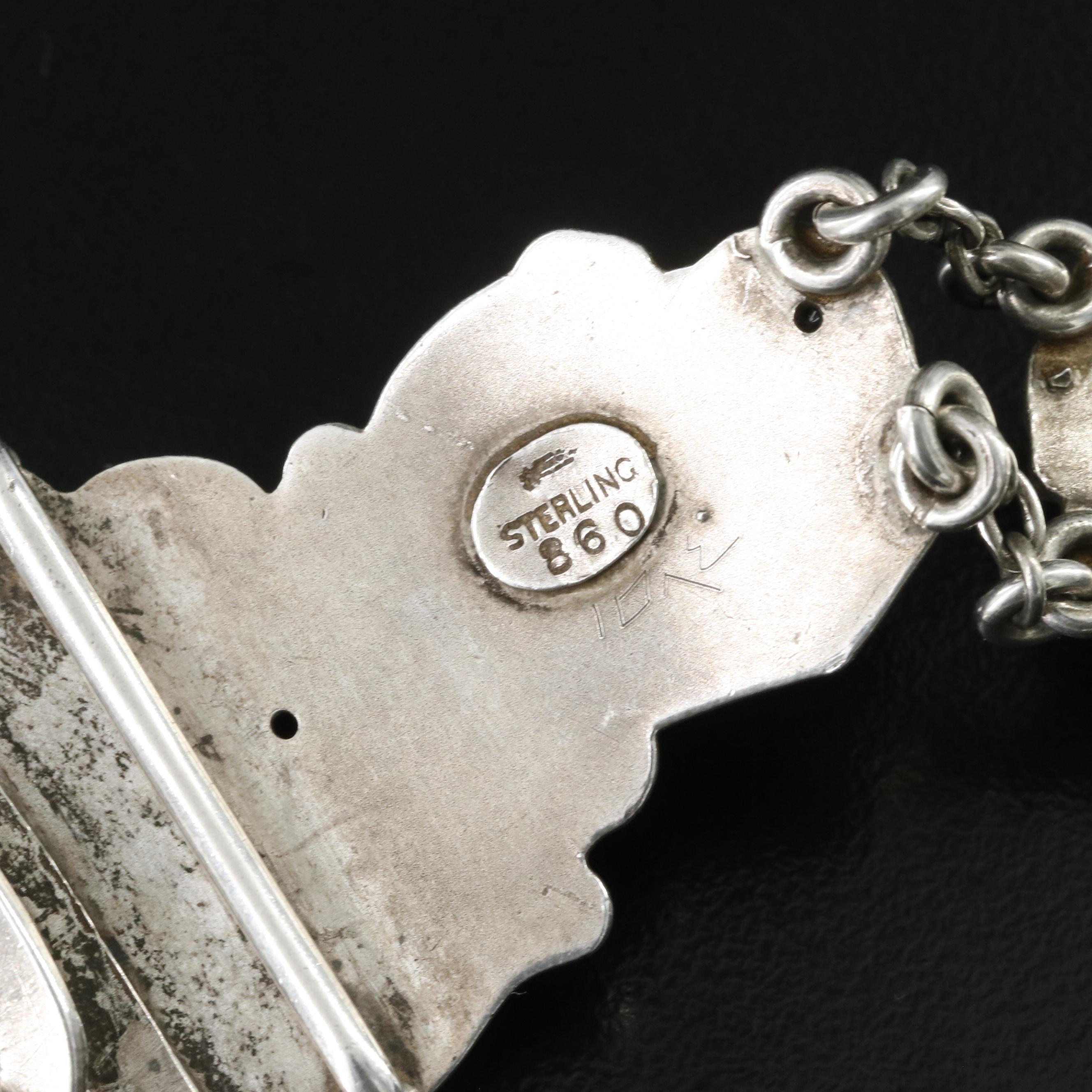 Kerr Art Nouveau Sterling Belt