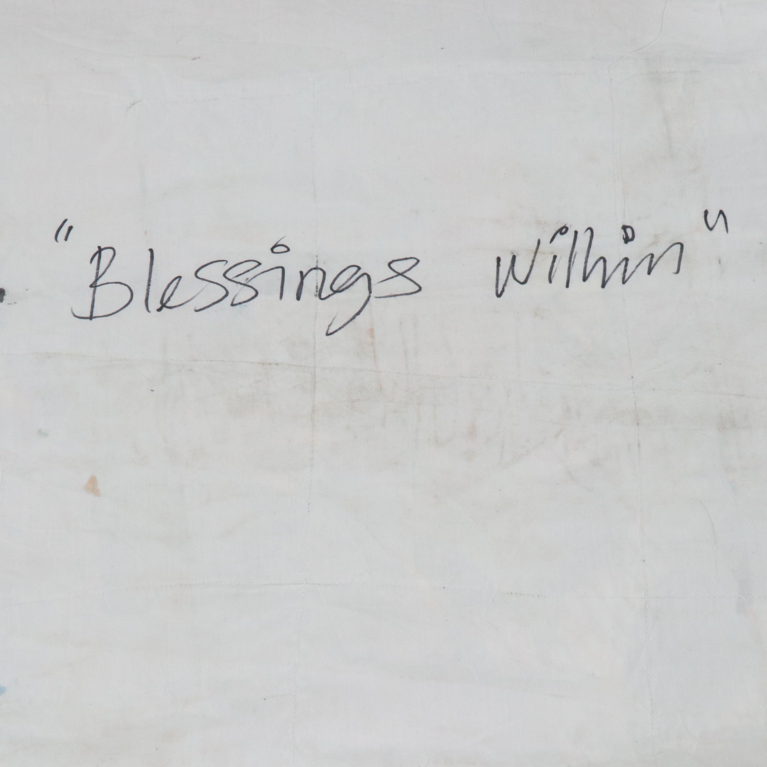 Abiola Idowu Stylized Collage Portrait "Blessings Within," 2023