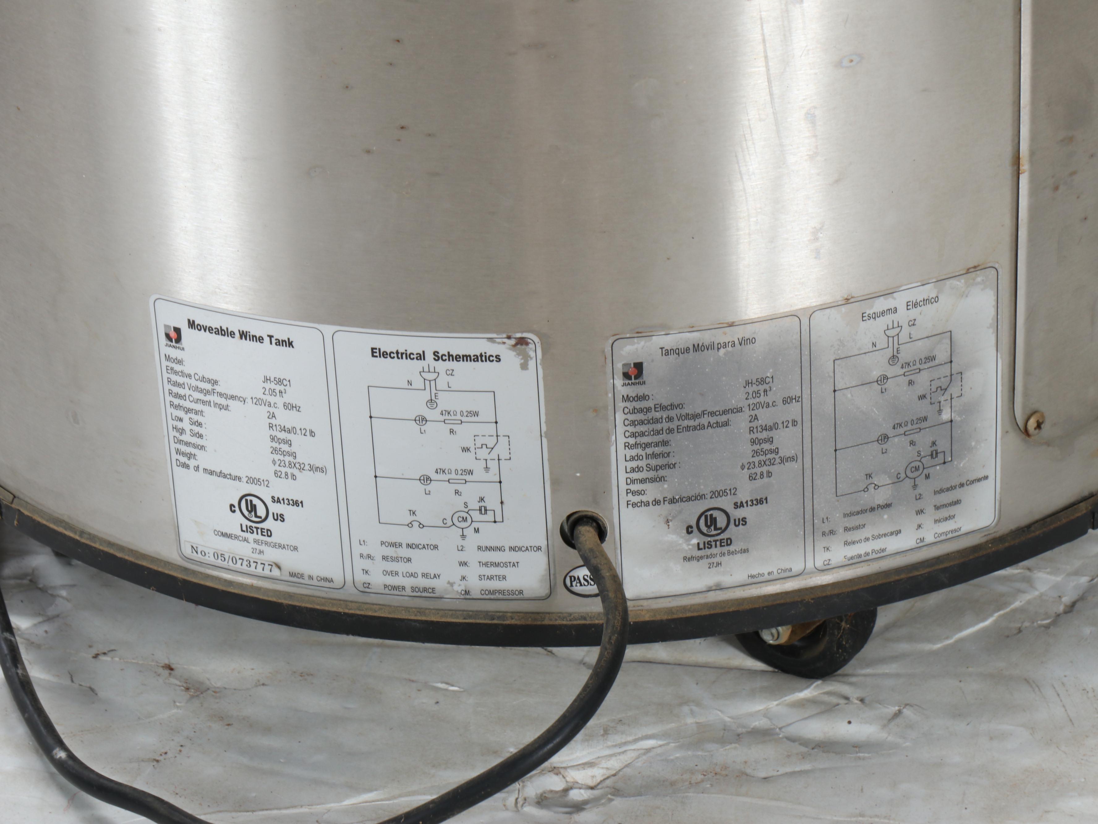 Jianhui Moveable Wine Tank, 2005