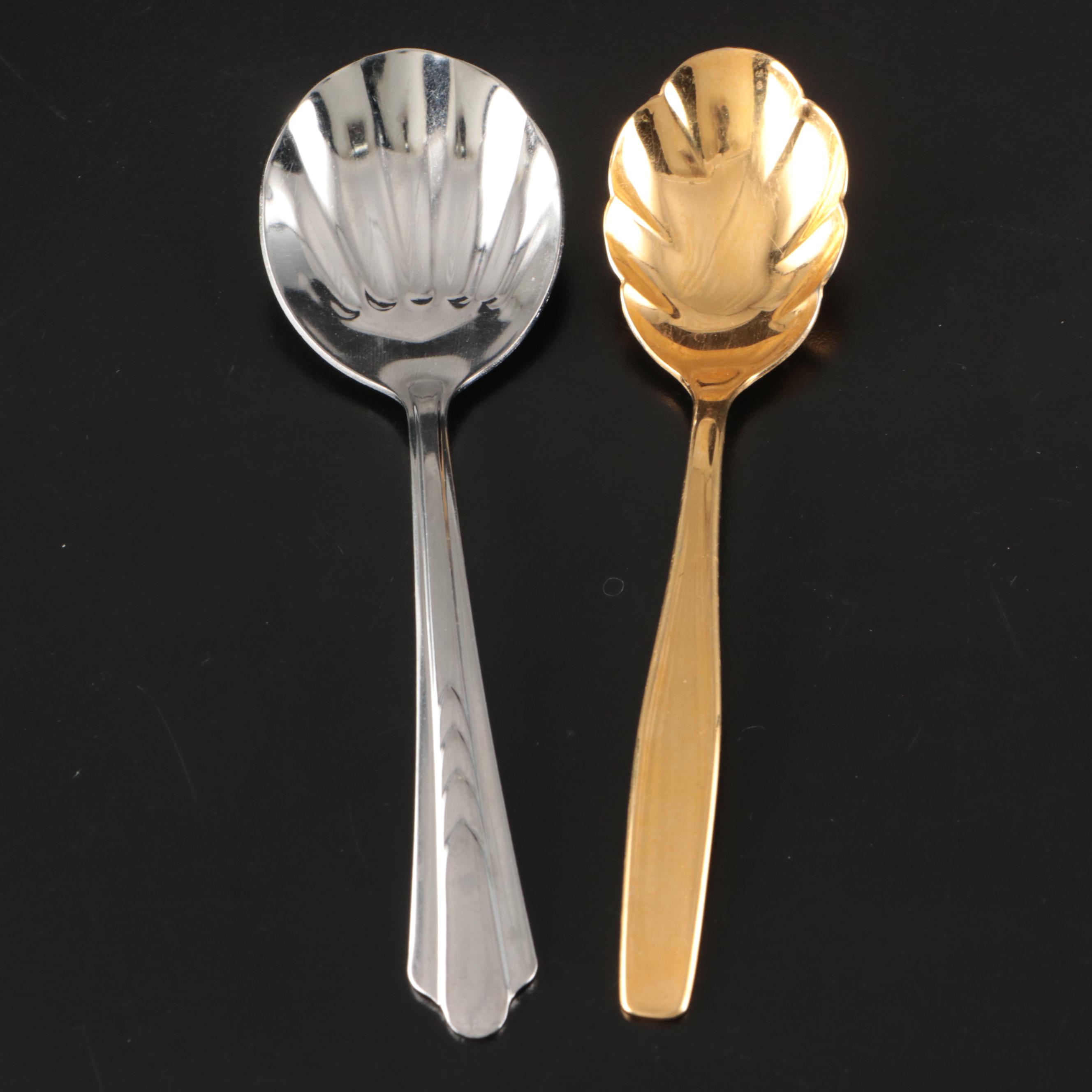 Oneida "Reverie" Silver Plate with Other Silver Plate and Stainless Flatware