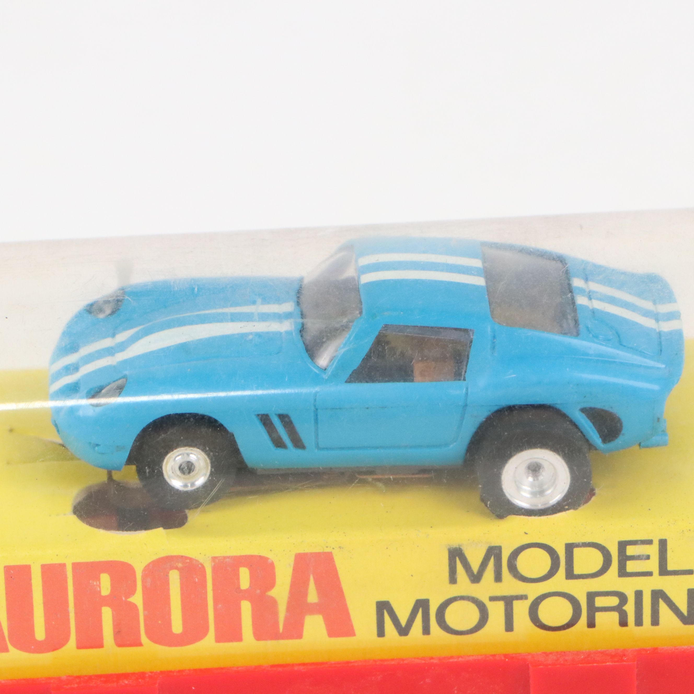 Aurora "Ferrari" No. 1493 Slot Car with Illuminated Headlights, Mid-20th Century