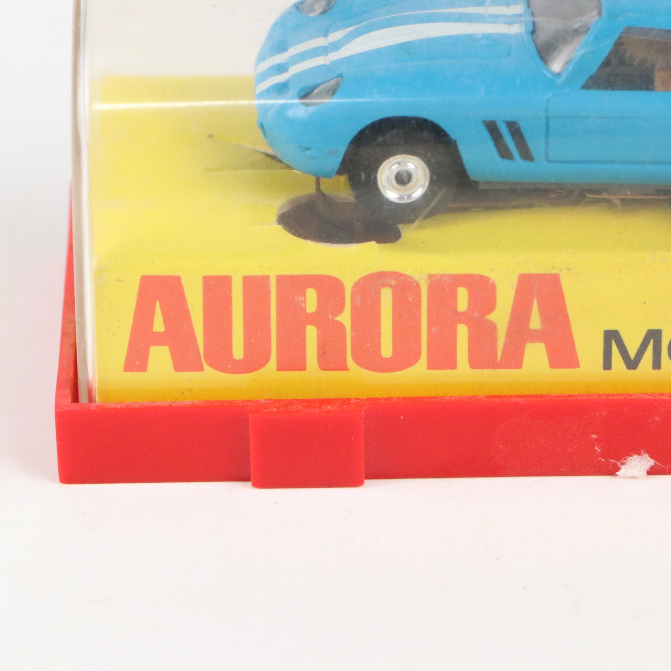 Aurora "Ferrari" No. 1493 Slot Car with Illuminated Headlights, Mid-20th Century