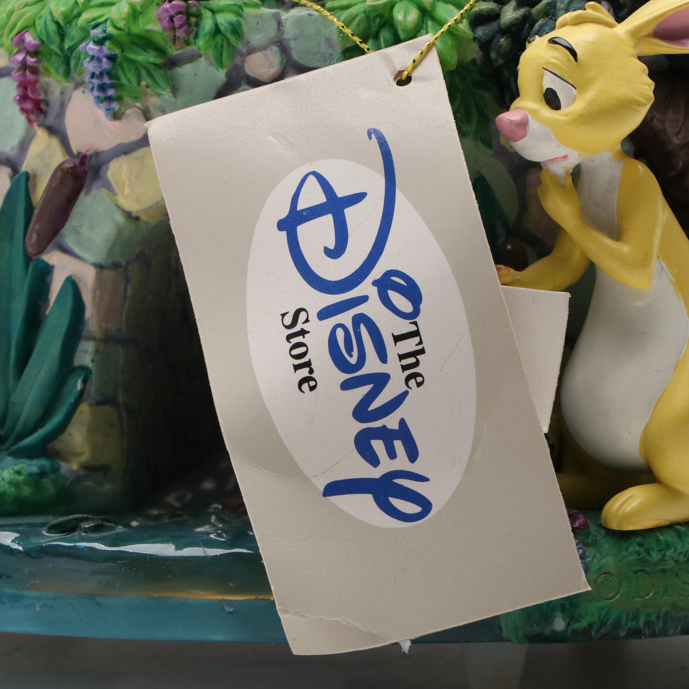 Disney's Winnie the Pooh "Sticks" Snow Globe Music Box