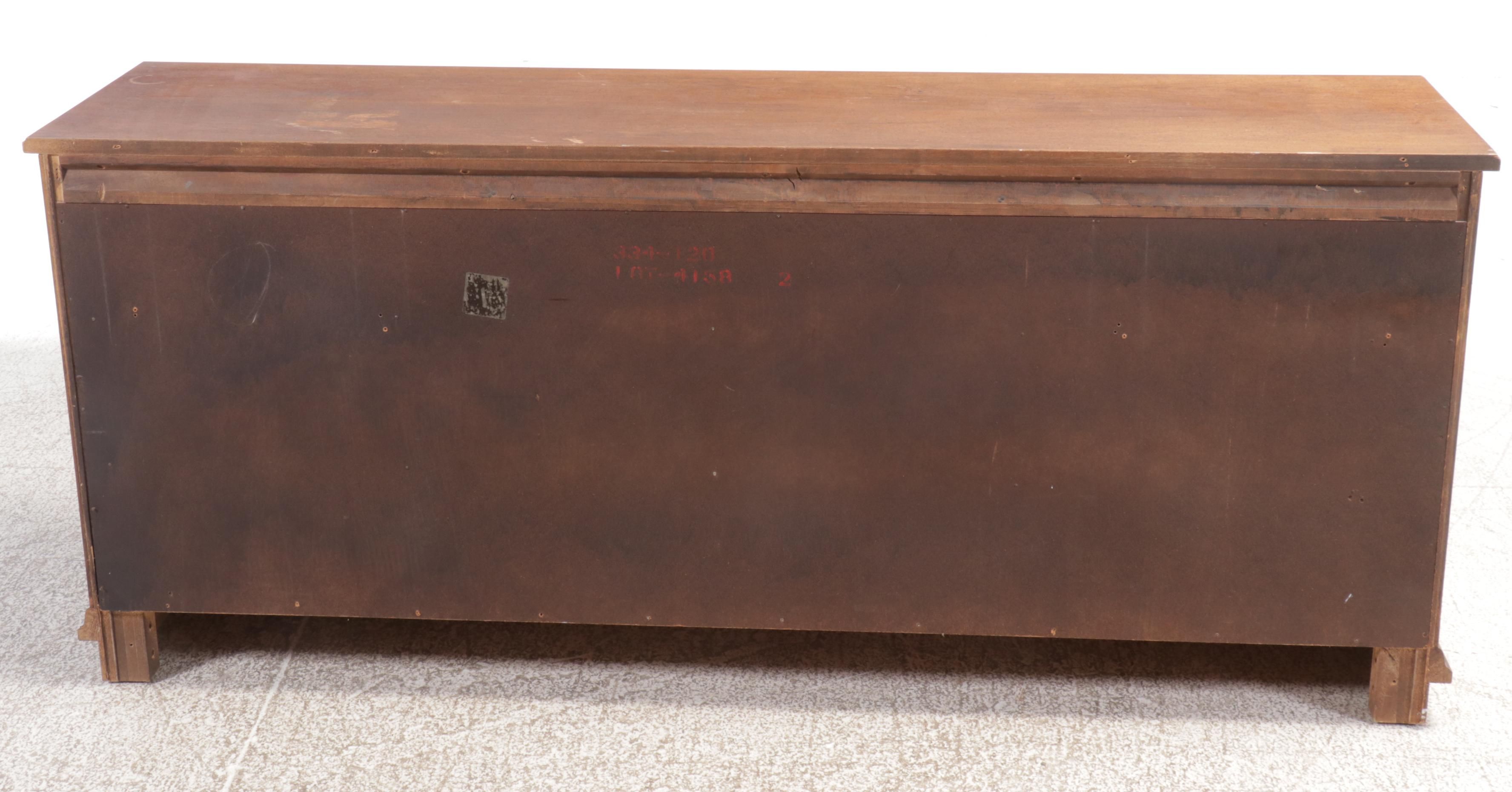 Walnut Dresser, Late 20th Century
