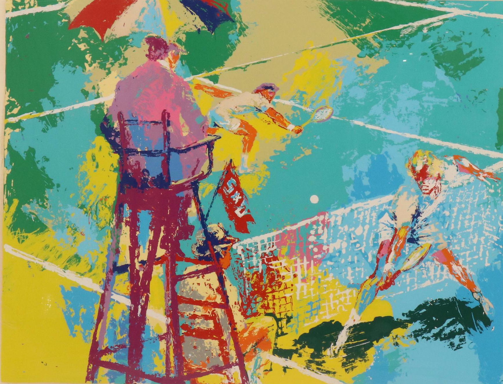 LeRoy Neiman Serigraph "Sudden Death," 1973