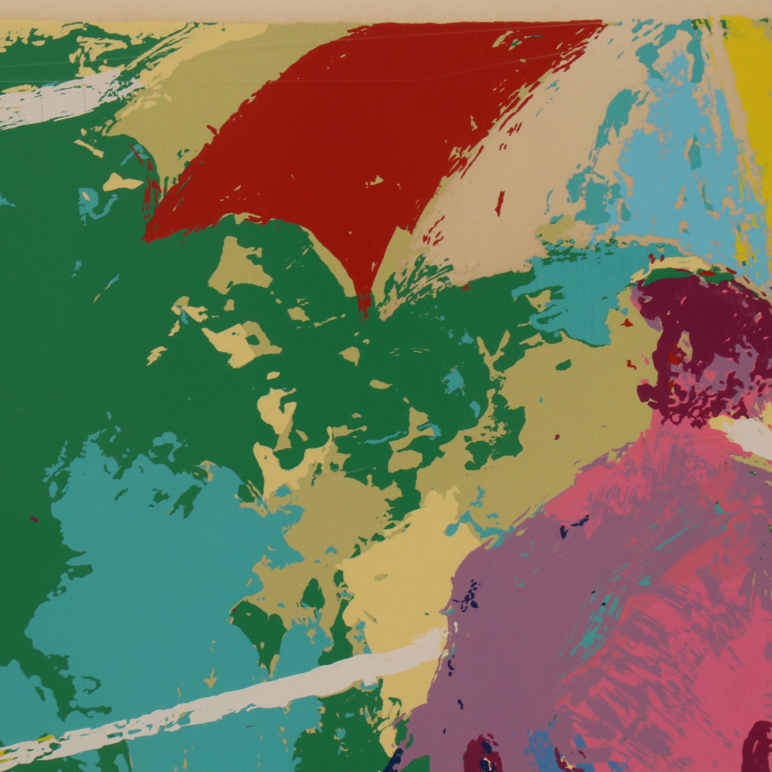 LeRoy Neiman Serigraph "Sudden Death," 1973