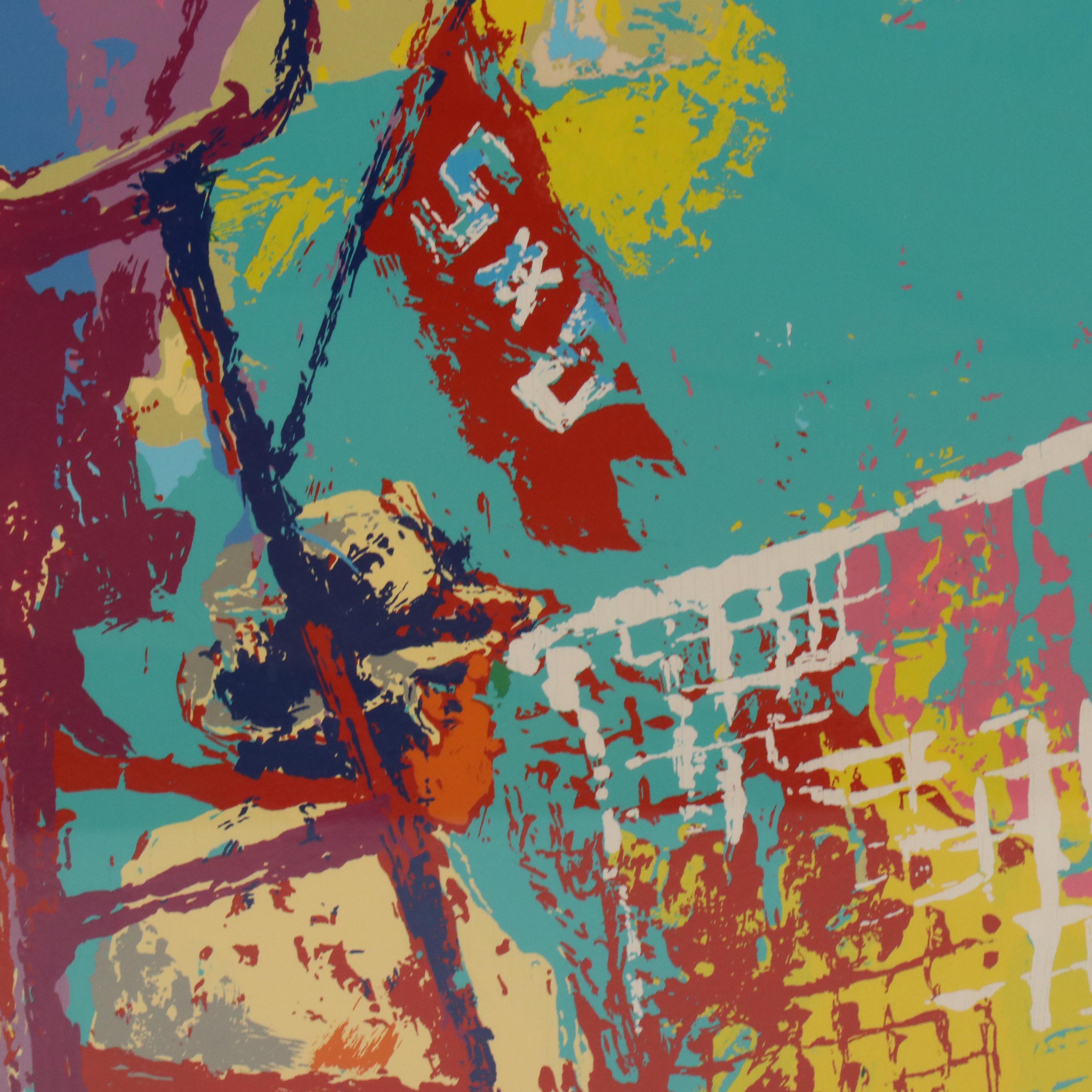 LeRoy Neiman Serigraph "Sudden Death," 1973