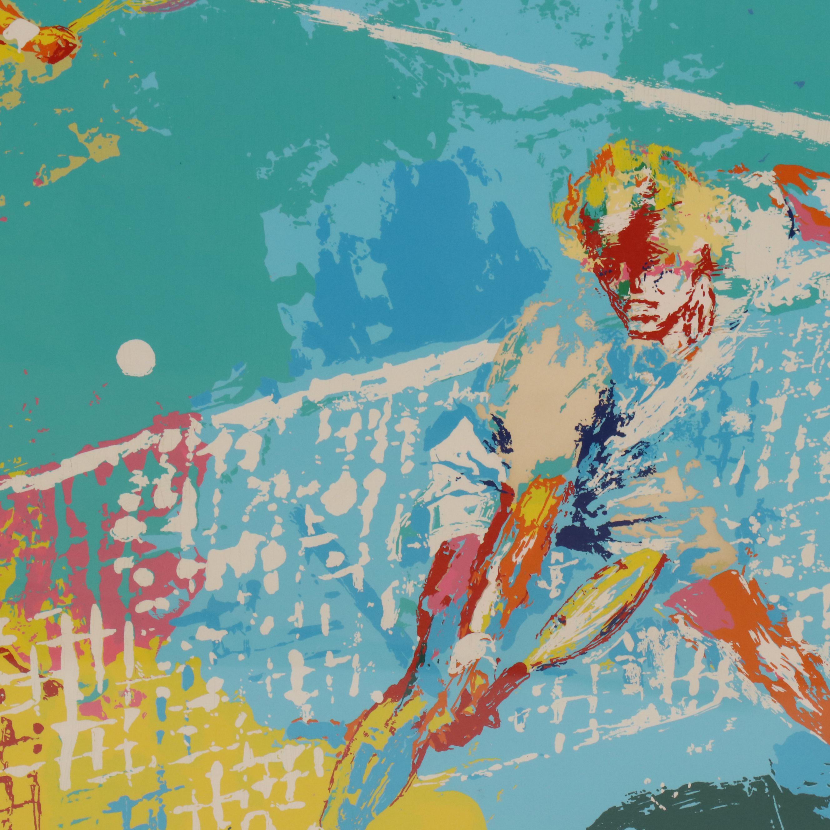 LeRoy Neiman Serigraph "Sudden Death," 1973