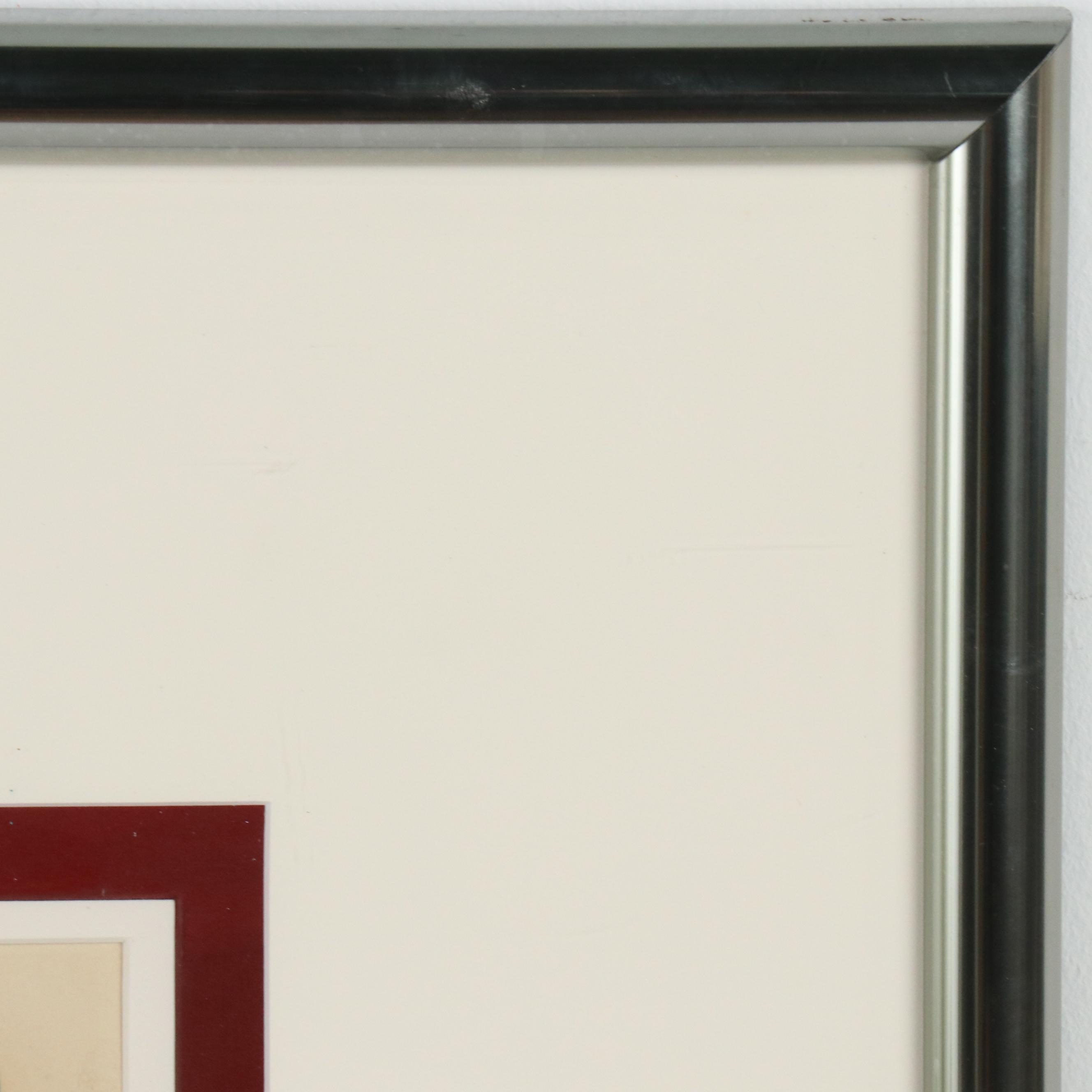 LeRoy Neiman Serigraph "Sudden Death," 1973