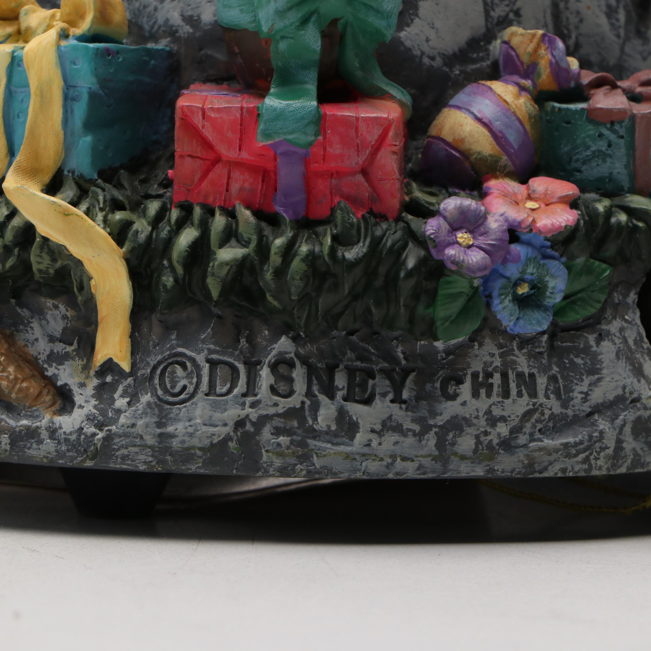 Disney's Winnie the Pooh "Pooh's Birthday" Snow Globe Music Box