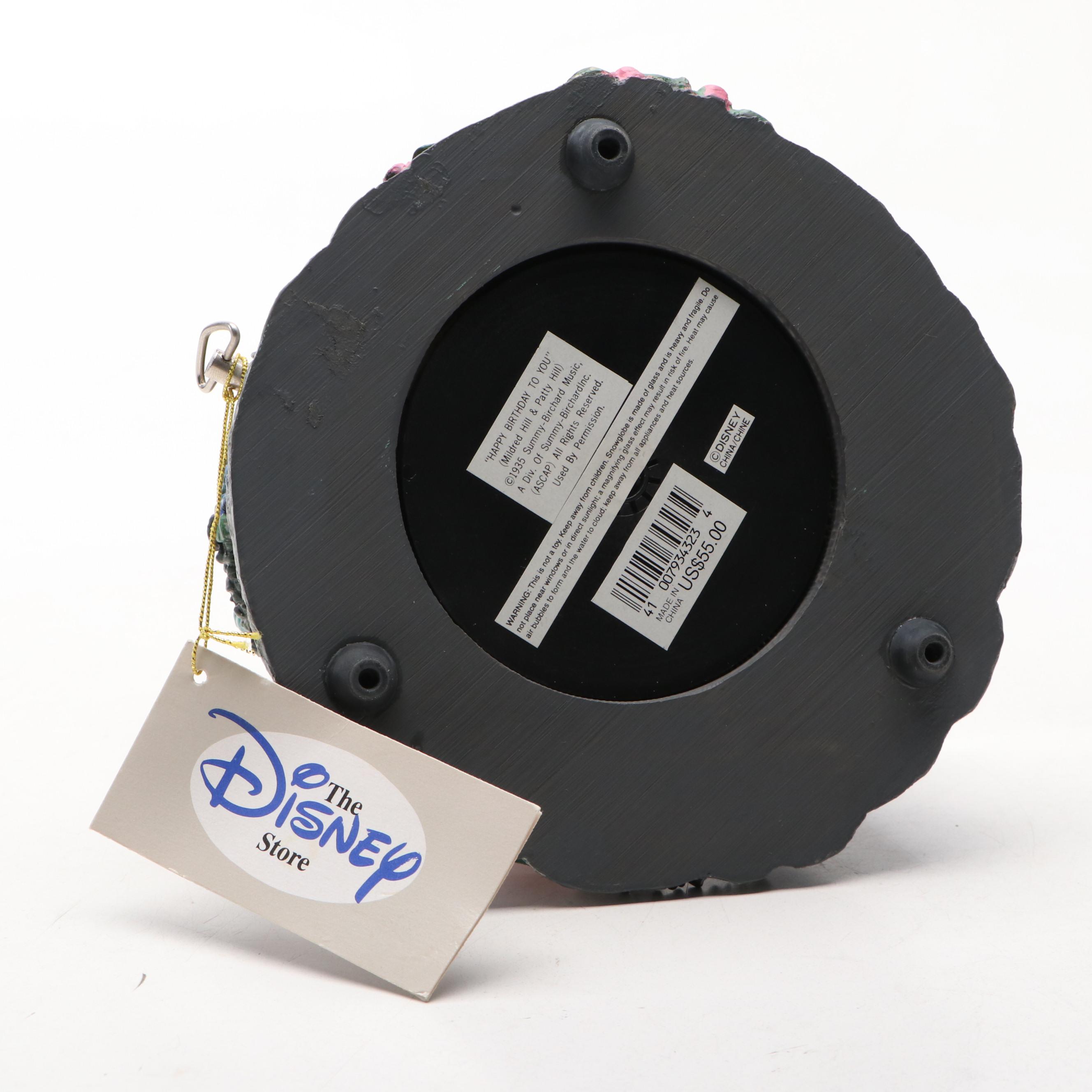 Disney's Winnie the Pooh "Pooh's Birthday" Snow Globe Music Box