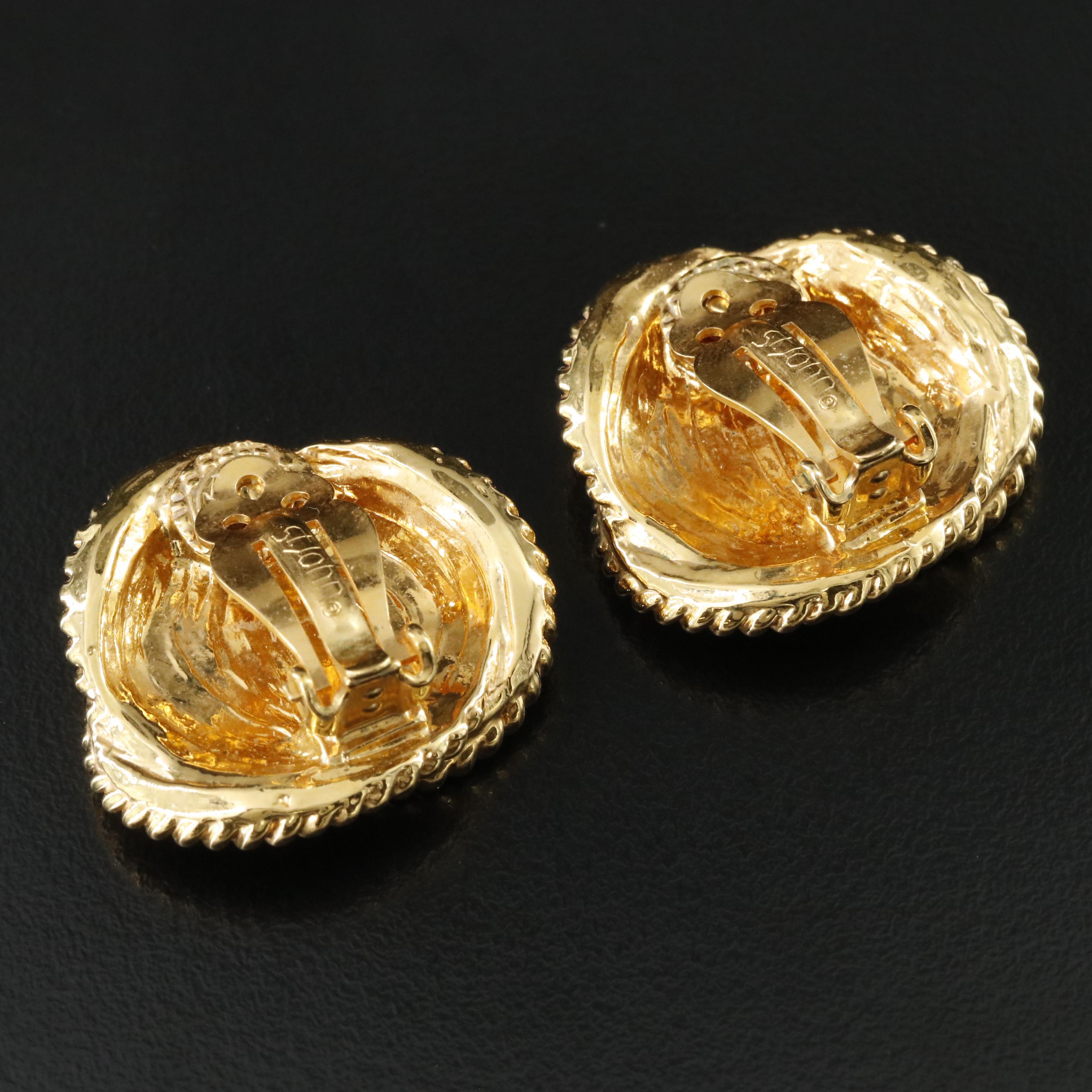 St. John Enamel Knot Earrings