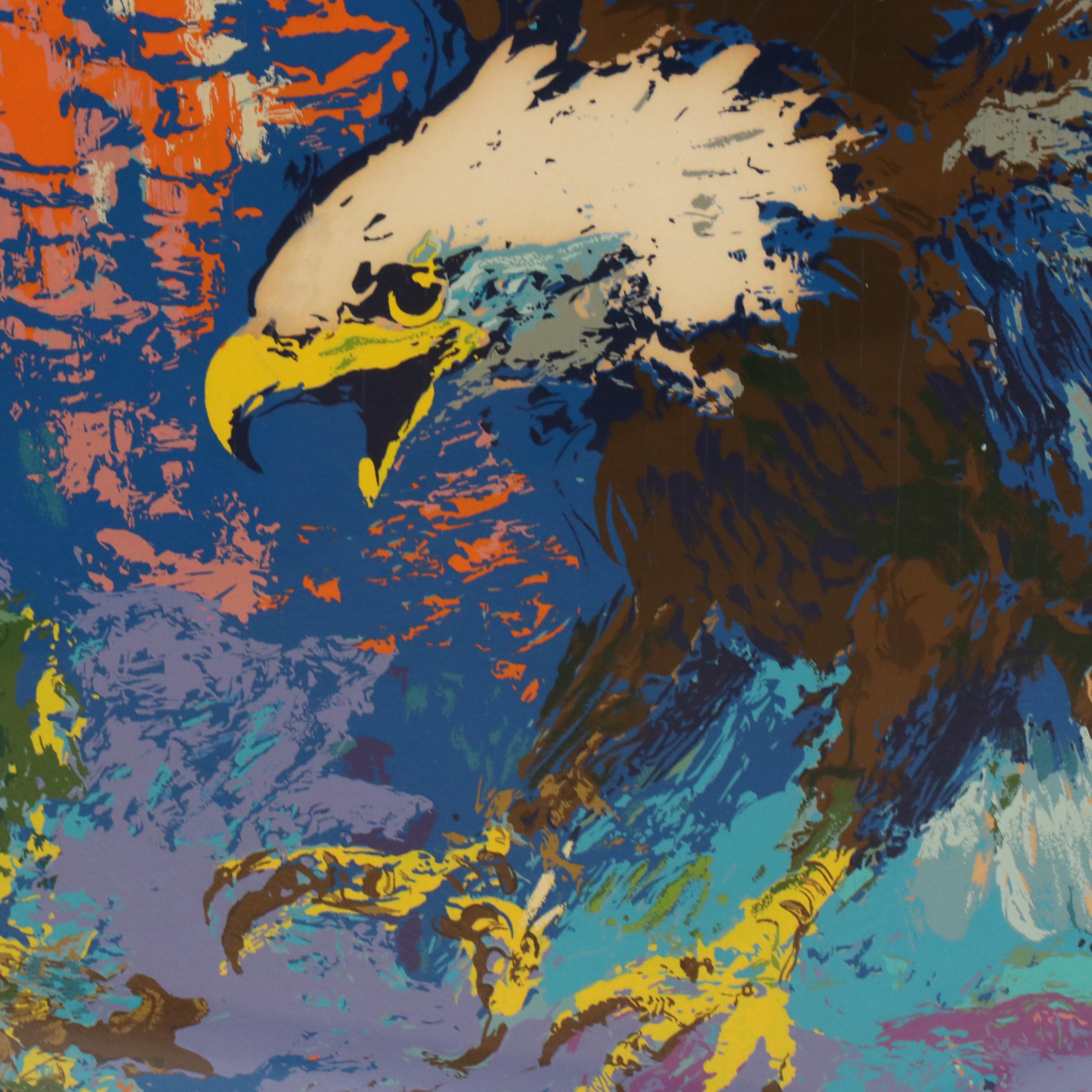 LeRoy Neiman Serigraph "American Bald Eagle"