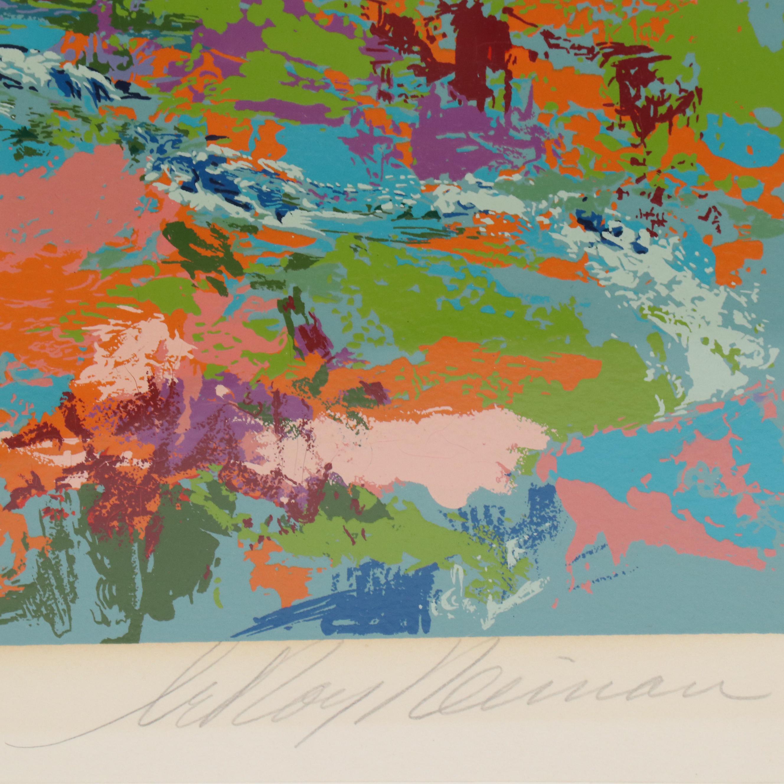 LeRoy Neiman Serigraph "American Bald Eagle"