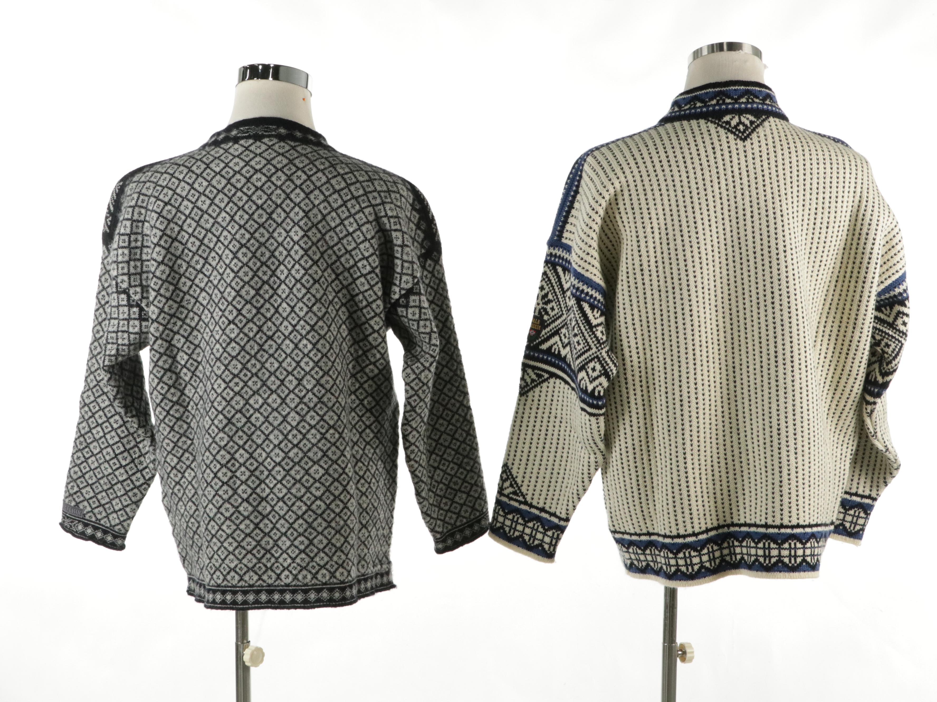 Men's Dale of Norway Vintage Wool Knit Pullover Sweaters