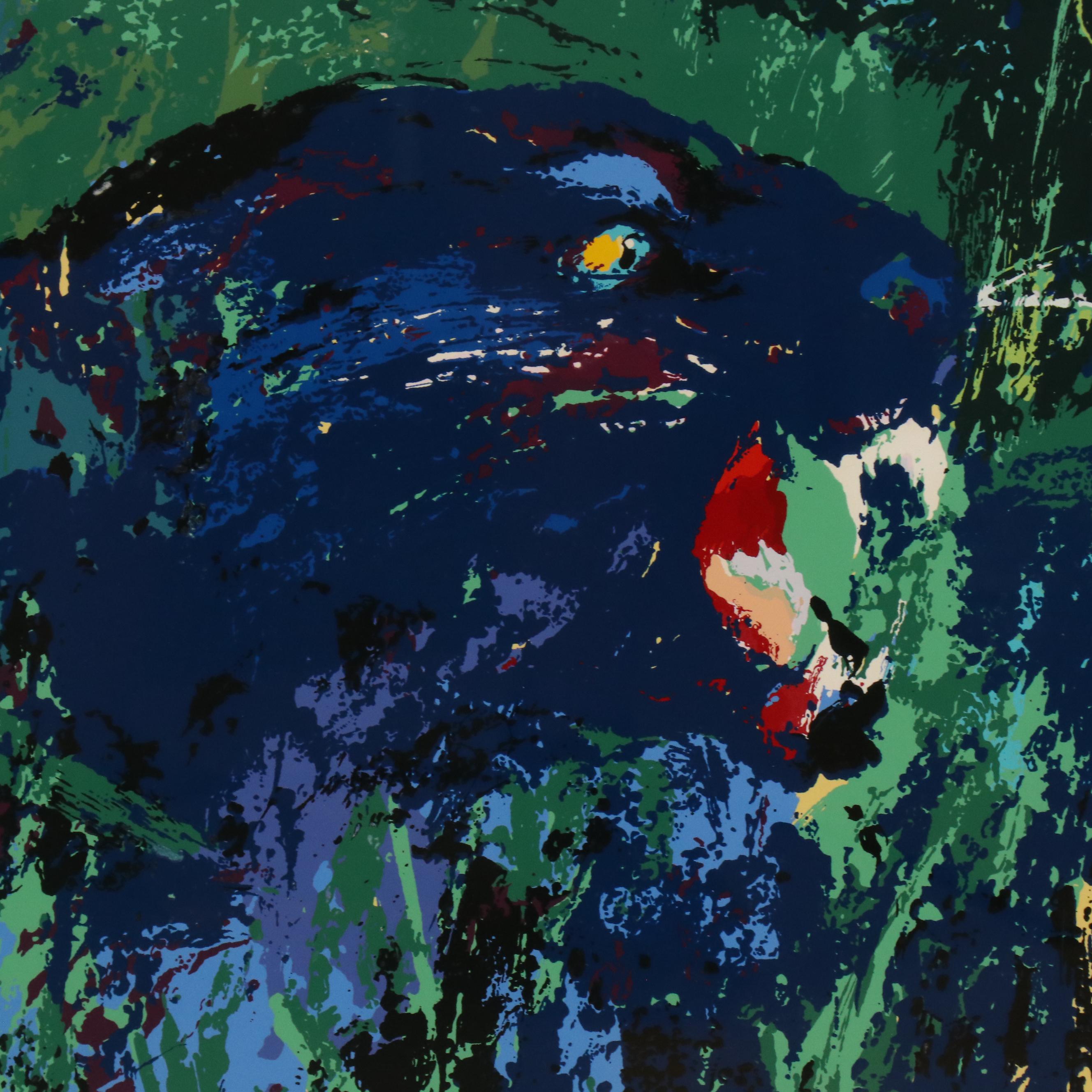 LeRoy Neiman Serigraph "Black Panther"