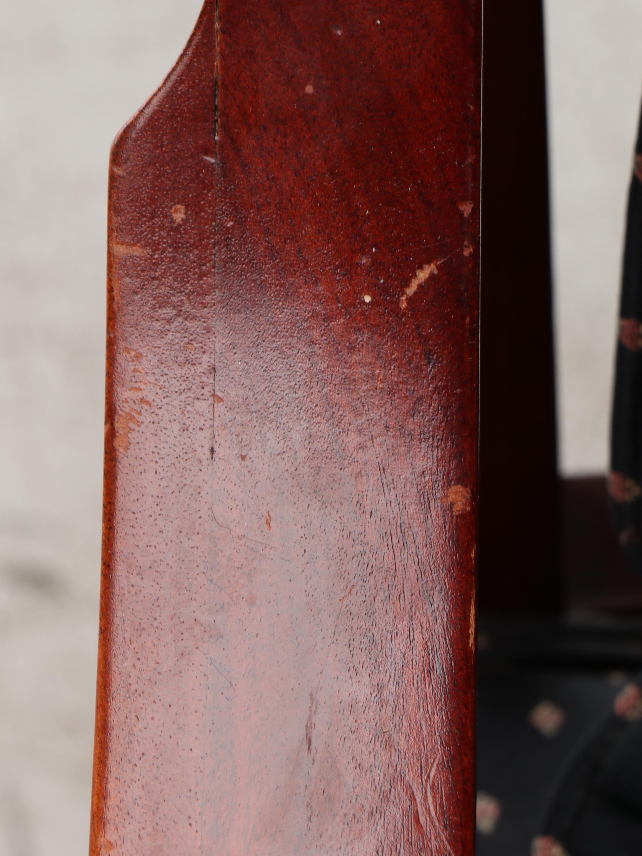 Pair of Chippendale Style Mahogany Armchairs, Late 20th Century