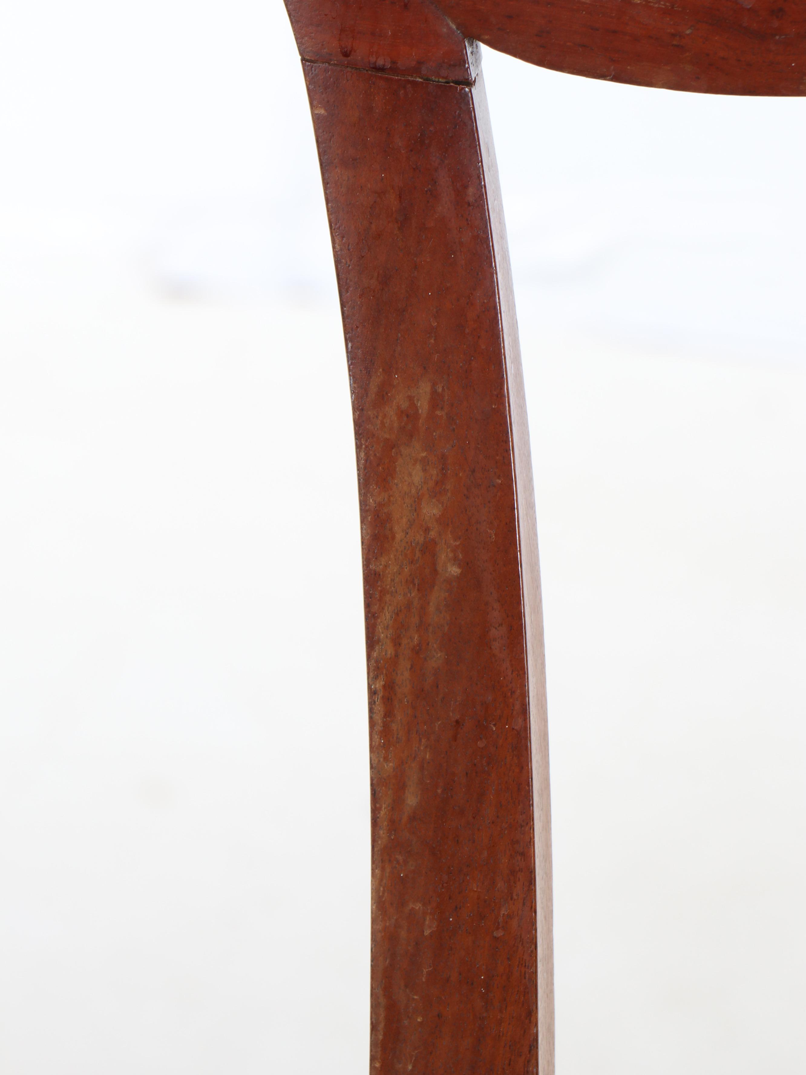 Pair of Chippendale Style Mahogany Armchairs, Late 20th Century