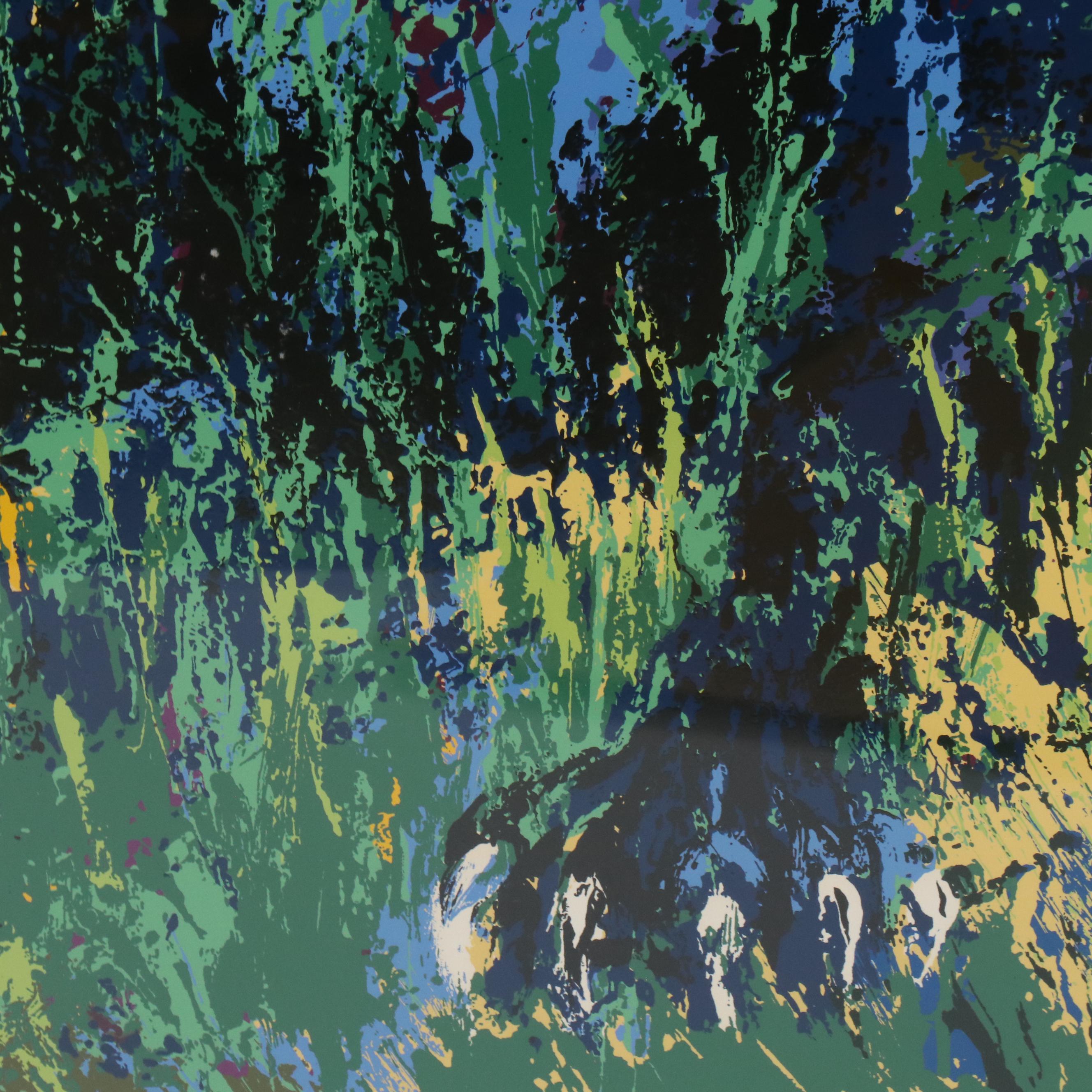 LeRoy Neiman Serigraph "Black Panther"