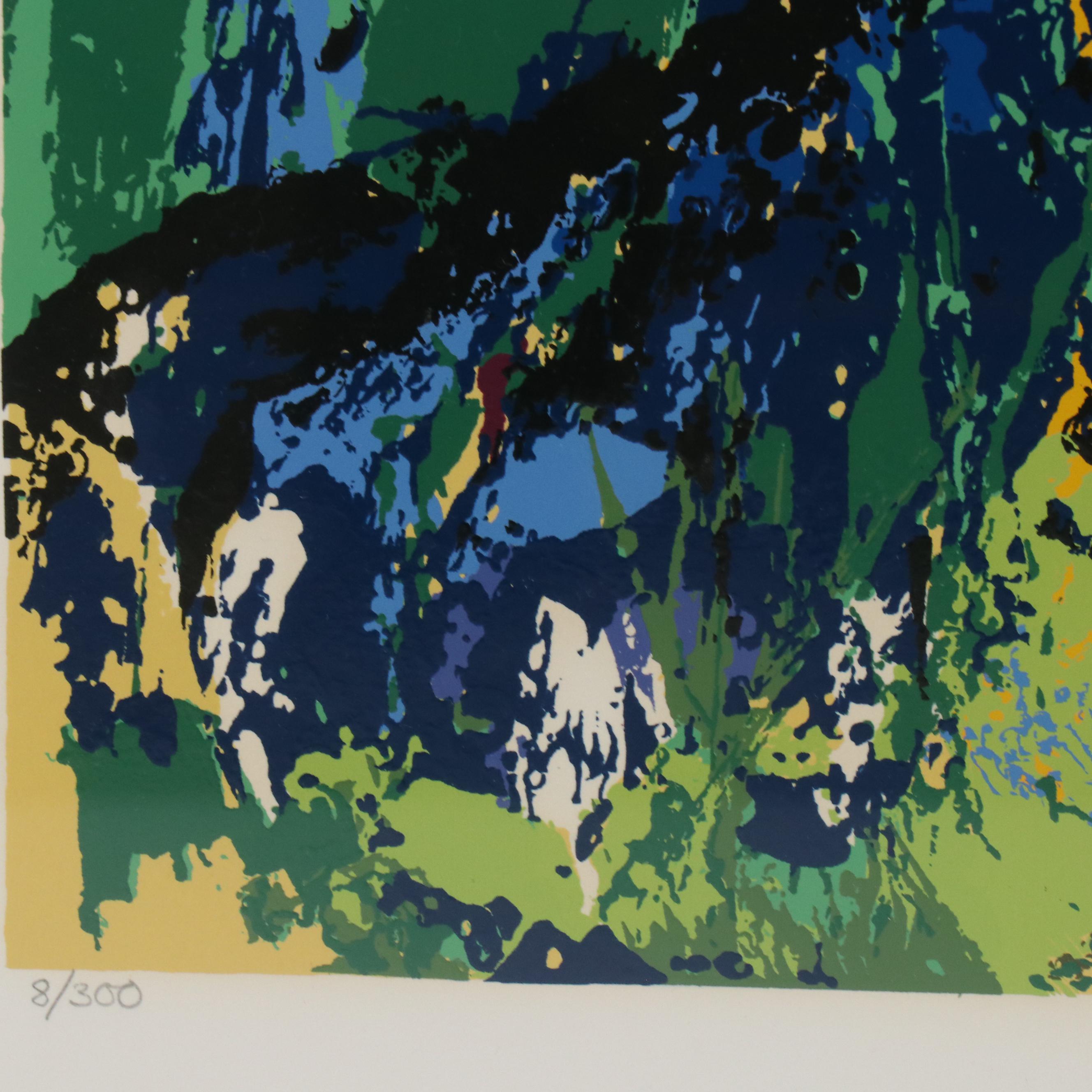 LeRoy Neiman Serigraph "Black Panther"