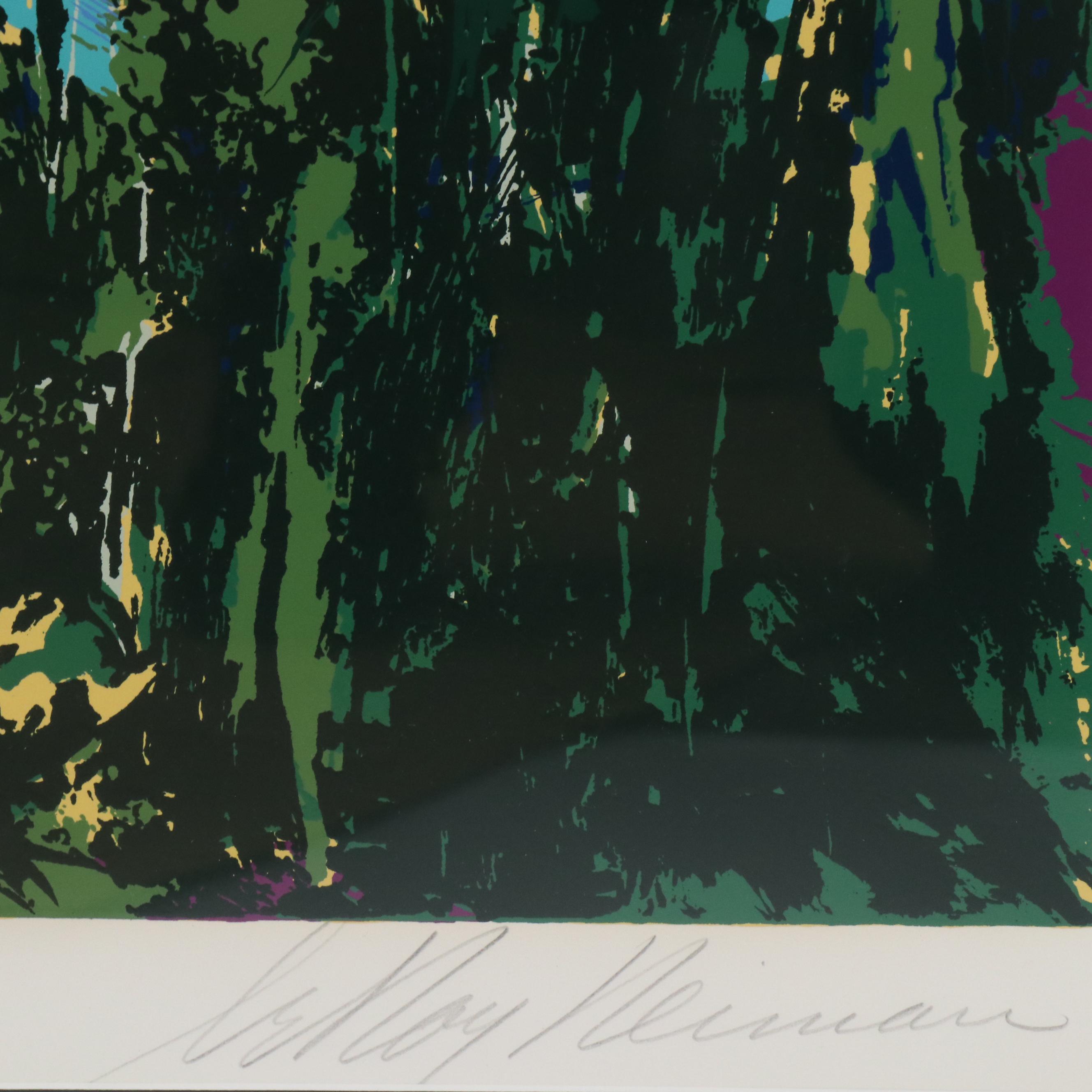 LeRoy Neiman Serigraph "Black Panther"