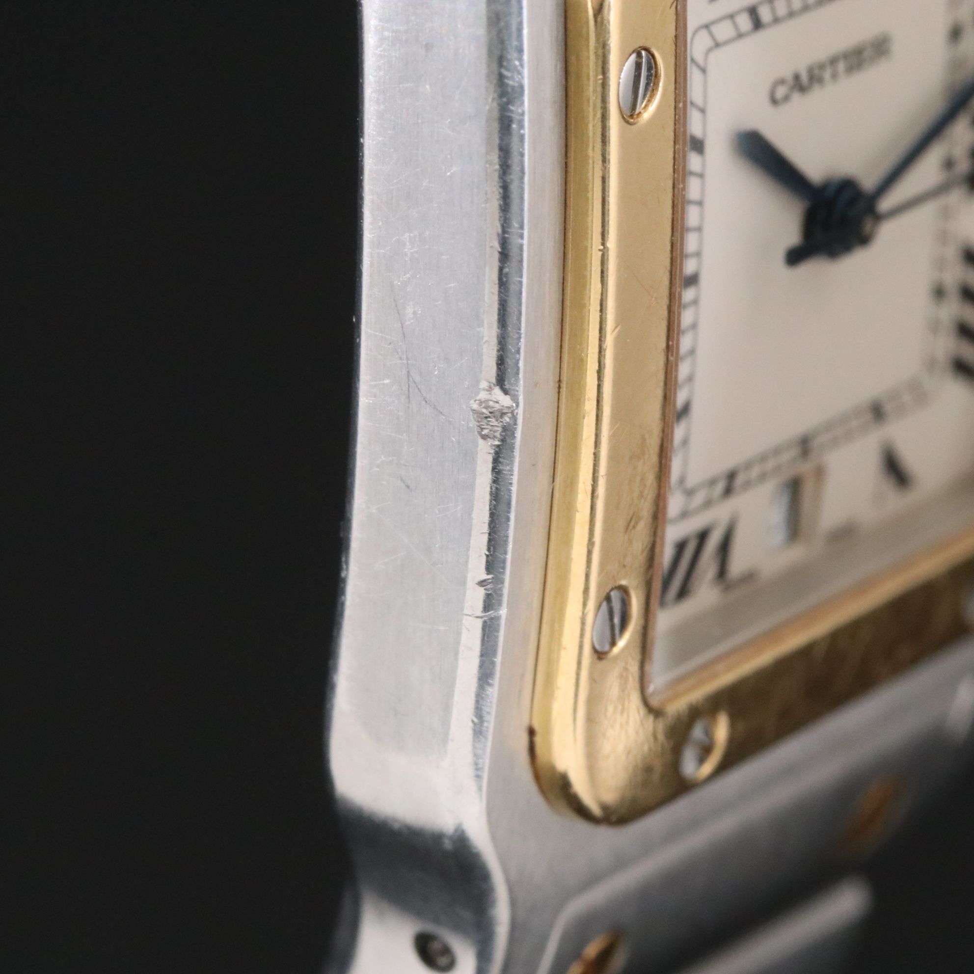 Cartier Santos 18K & Steel Watch