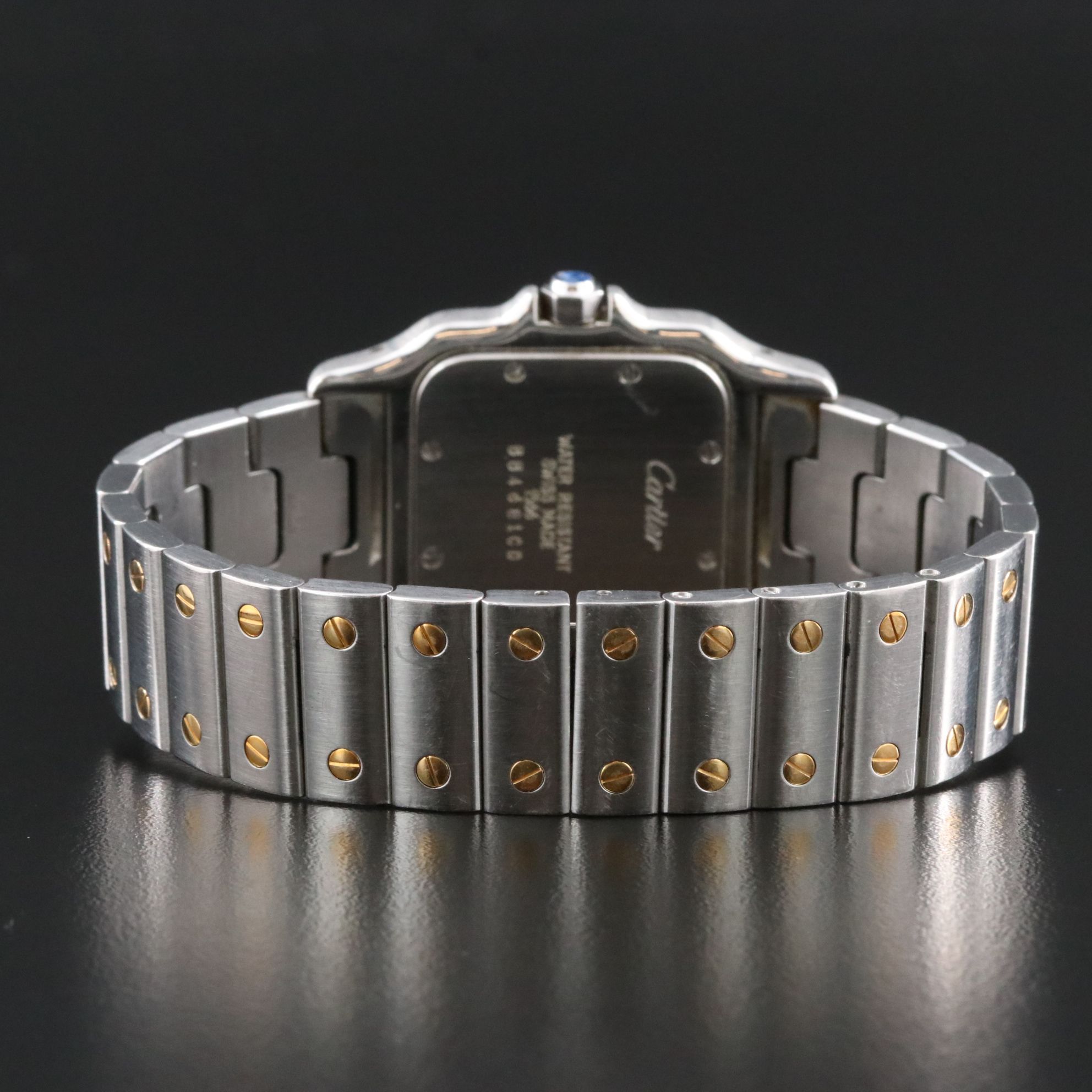 Cartier Santos 18K & Steel Watch