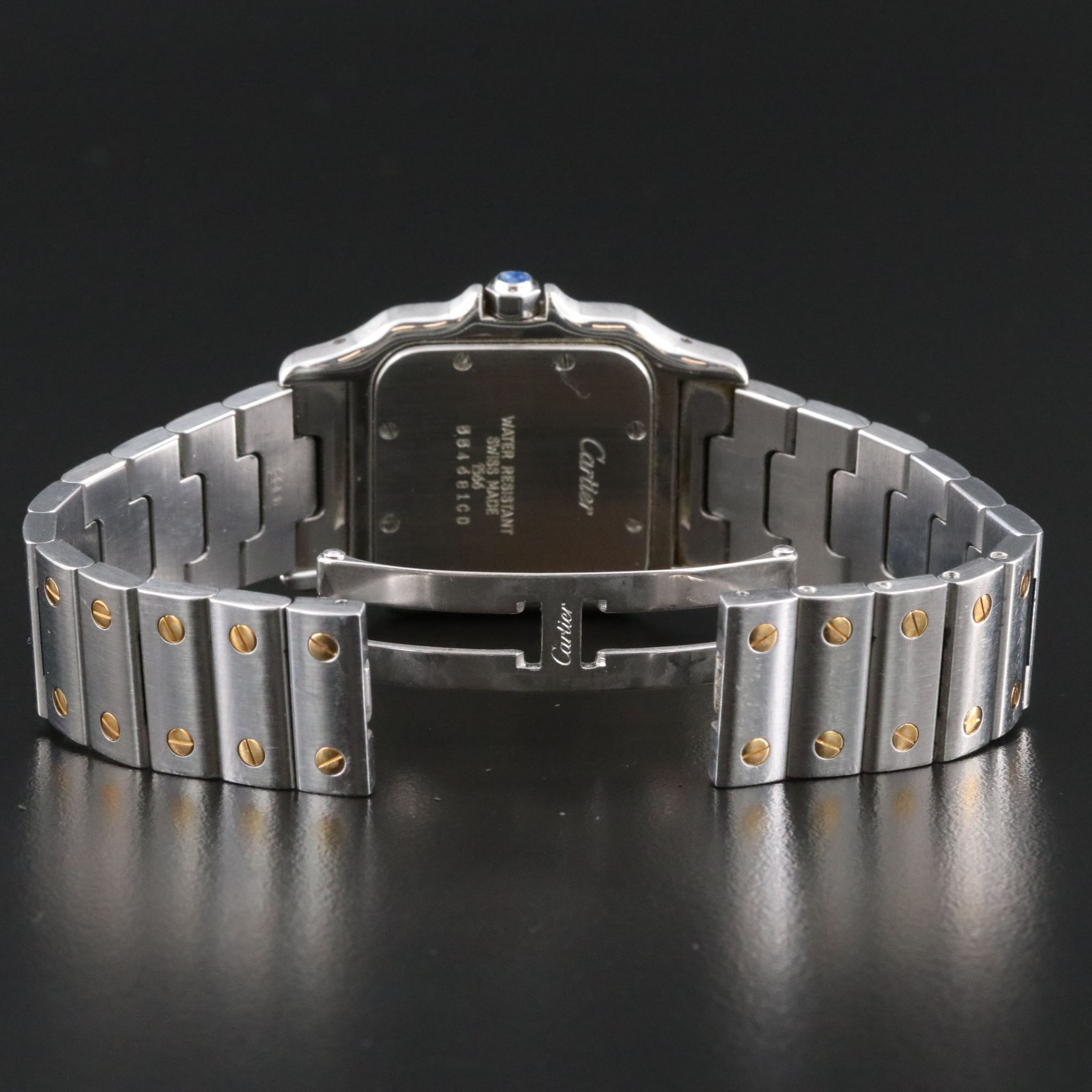 Cartier Santos 18K & Steel Watch