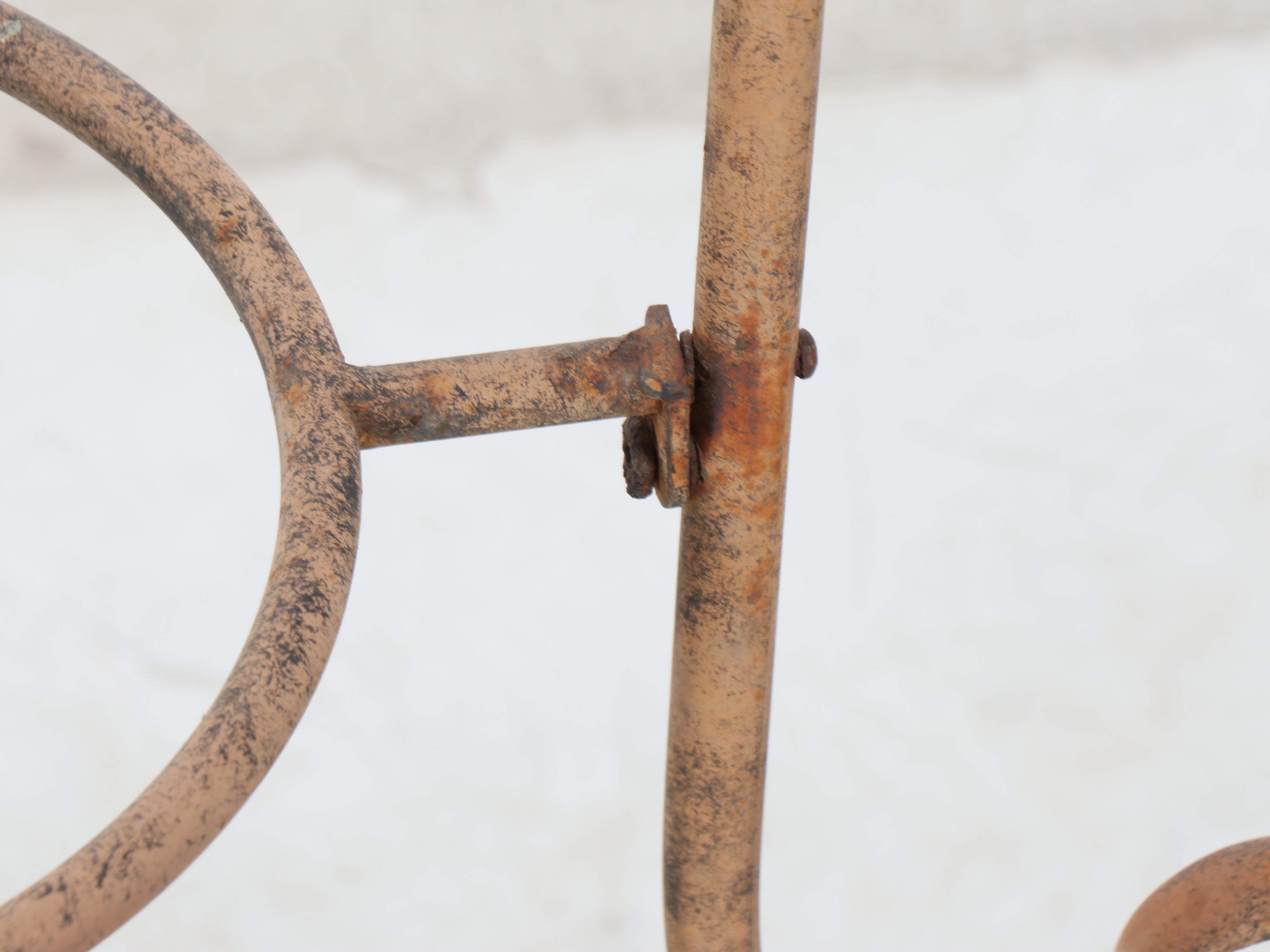 Scrolled Metal Plant Stand