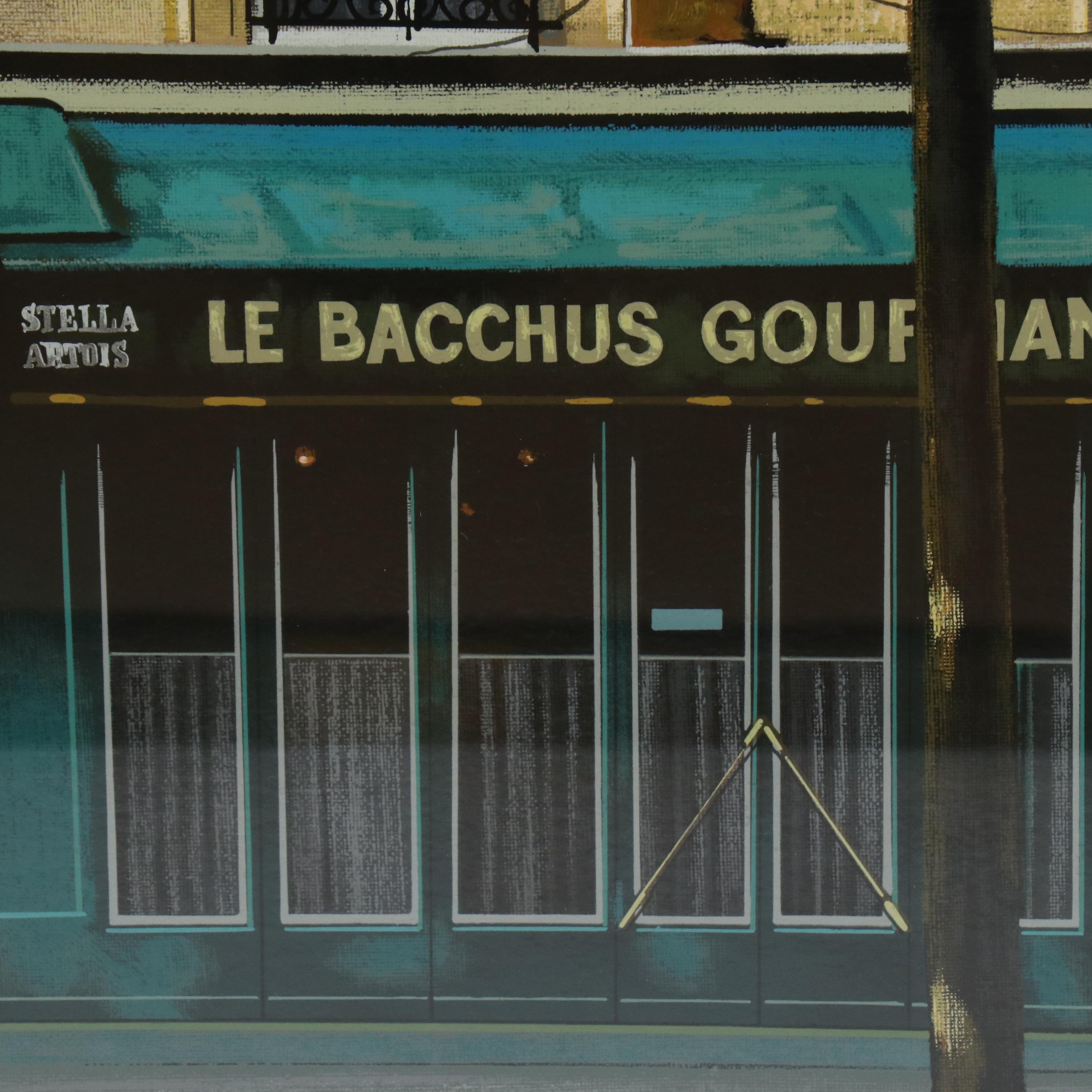 Thomas Pradzynsky Serigraph "Le Bacchus Gourmand"