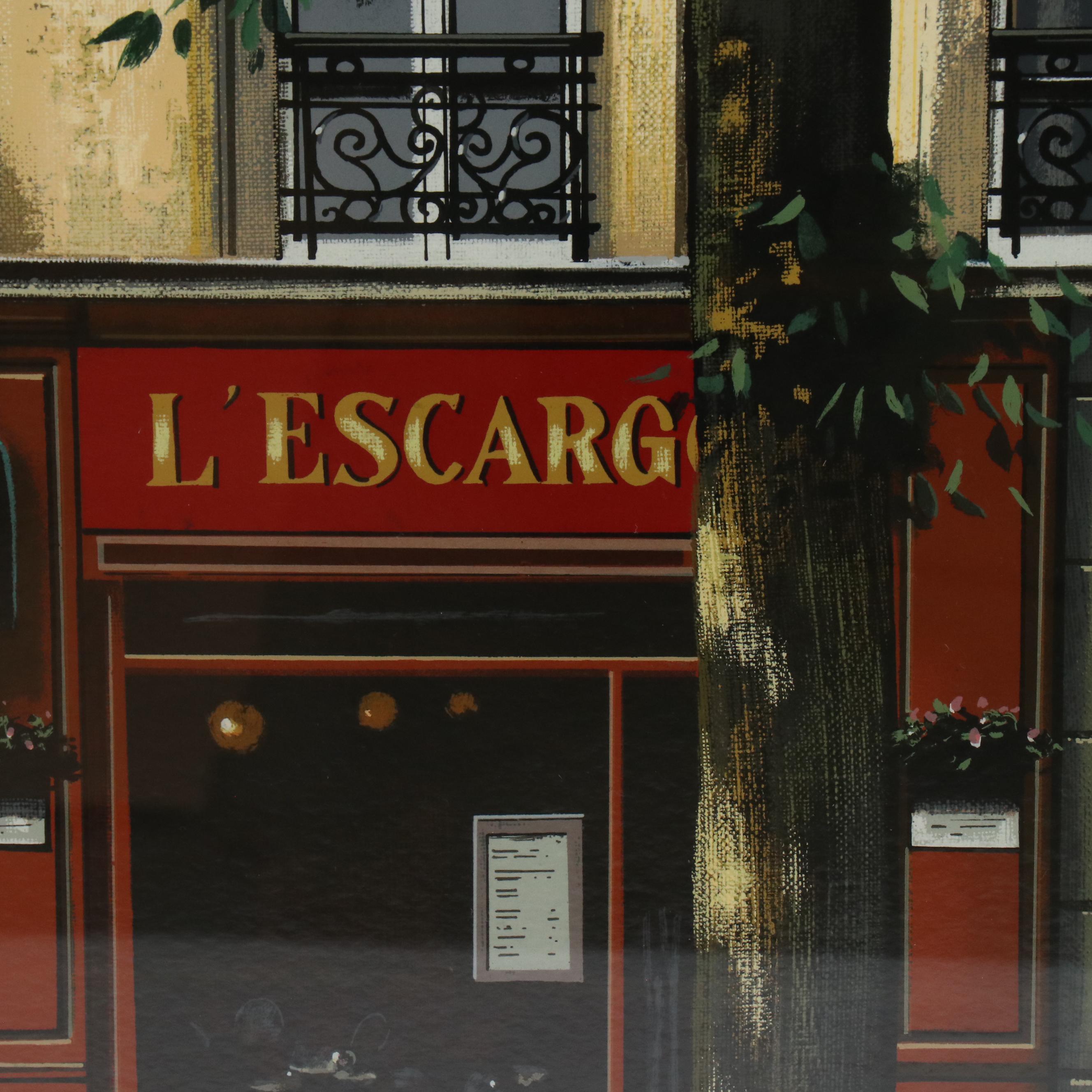 Thomas Pradzynsky Serigraph "Le Bacchus Gourmand"