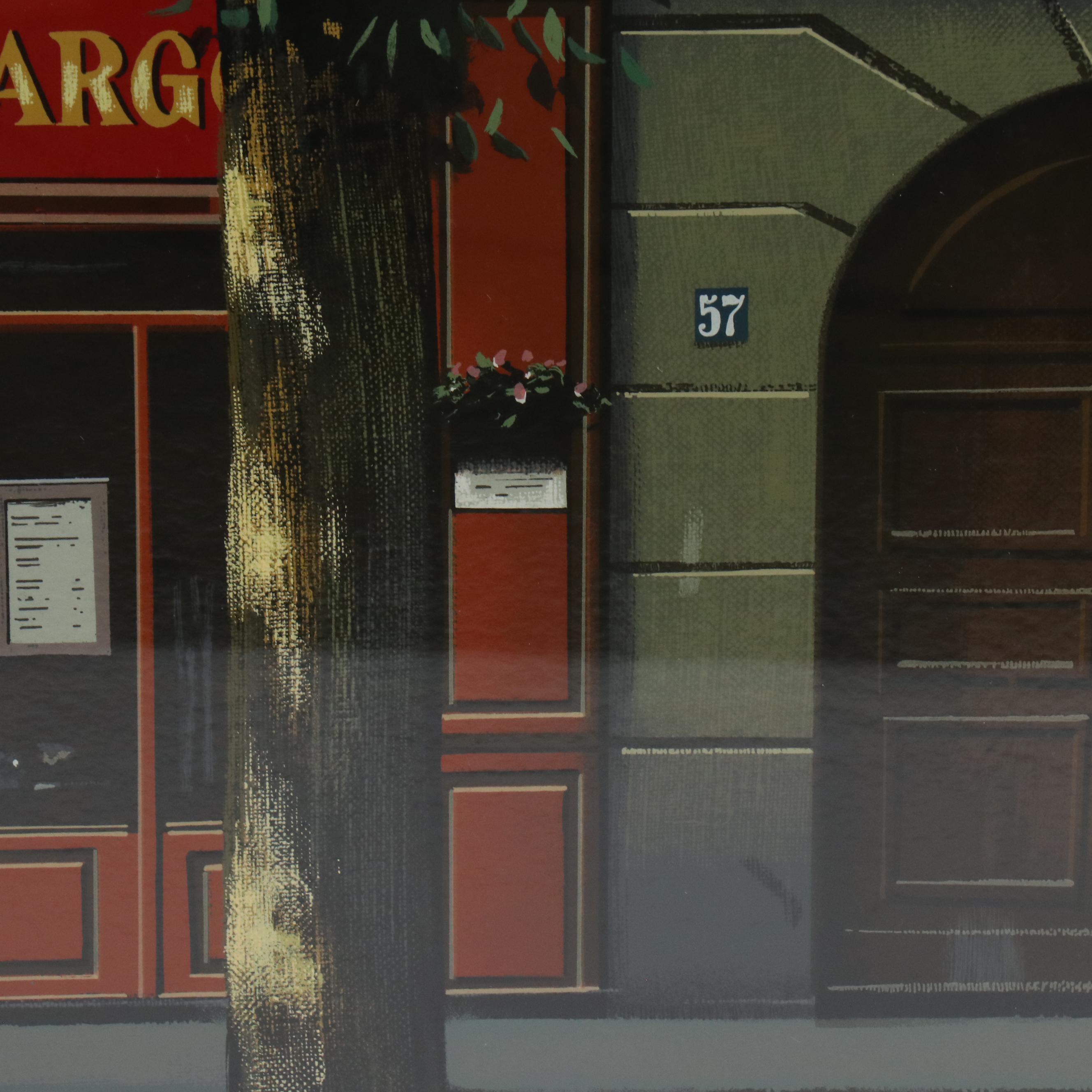 Thomas Pradzynsky Serigraph "Le Bacchus Gourmand"