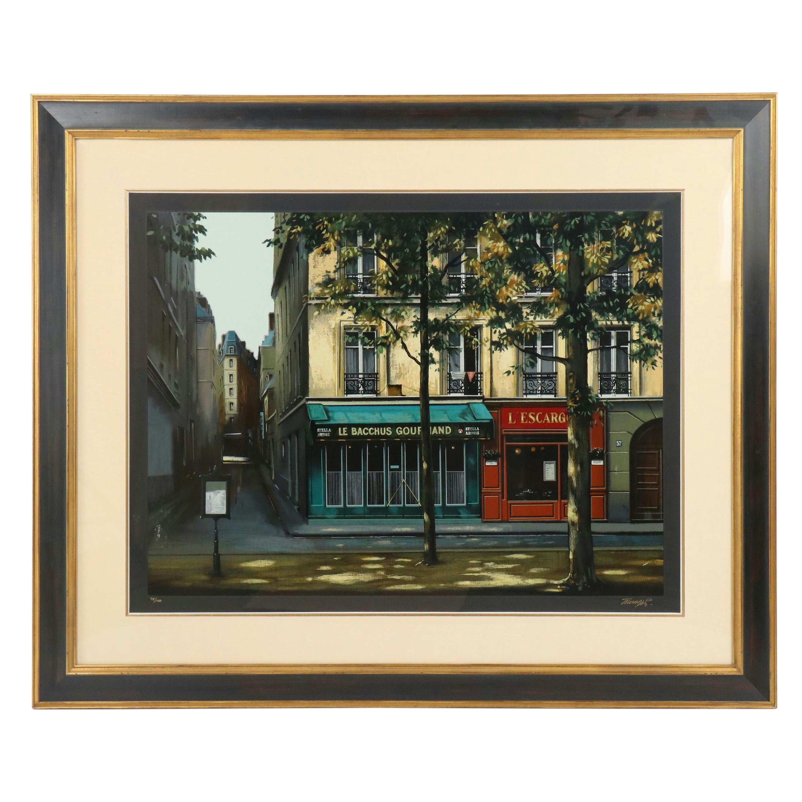 Thomas Pradzynsky Serigraph "Le Bacchus Gourmand"