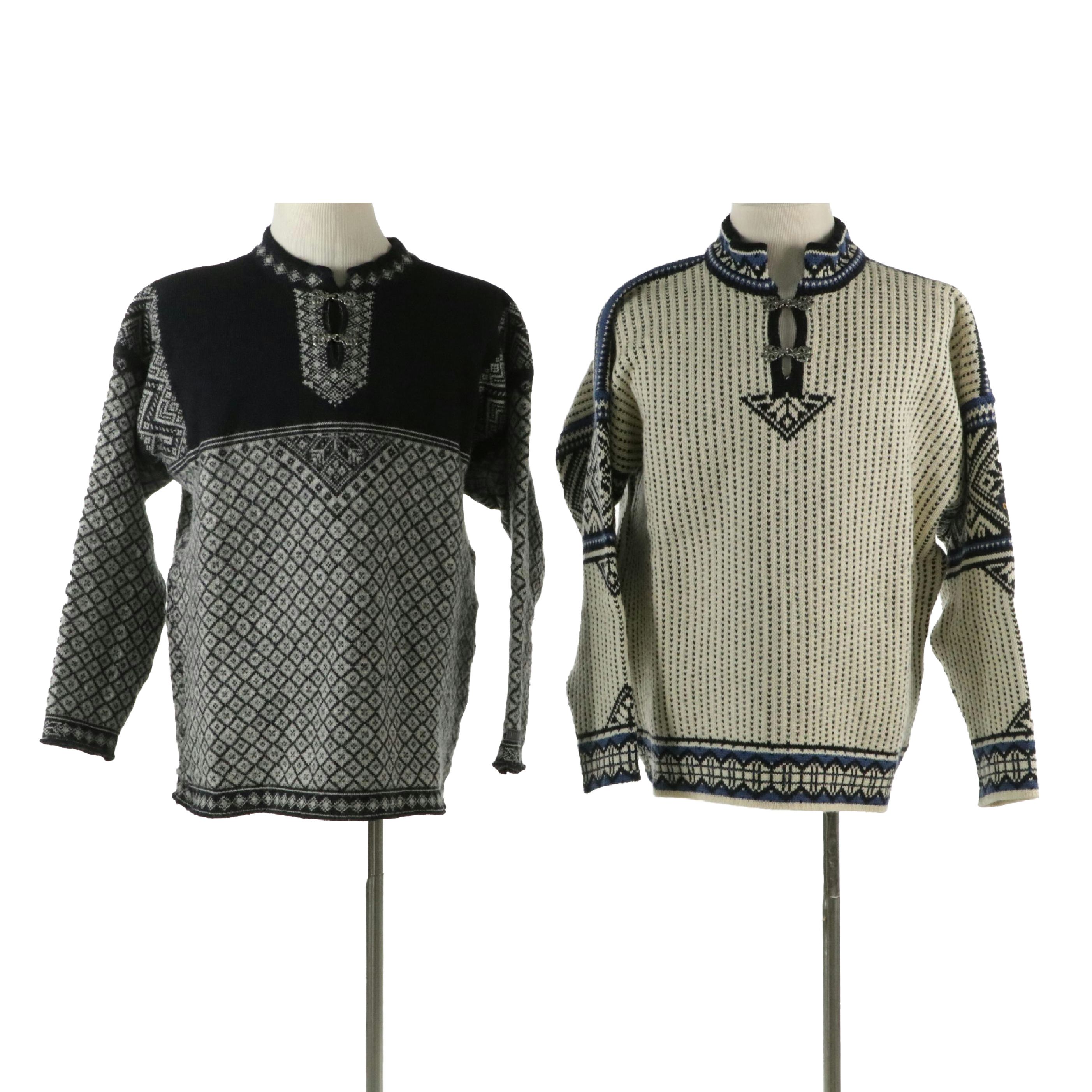 Men's Dale of Norway Vintage Wool Knit Pullover Sweaters