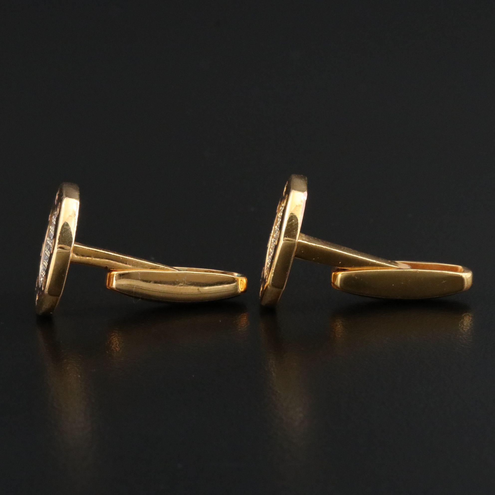 The Ice Champ 10K CTW Diamond Cufflinks