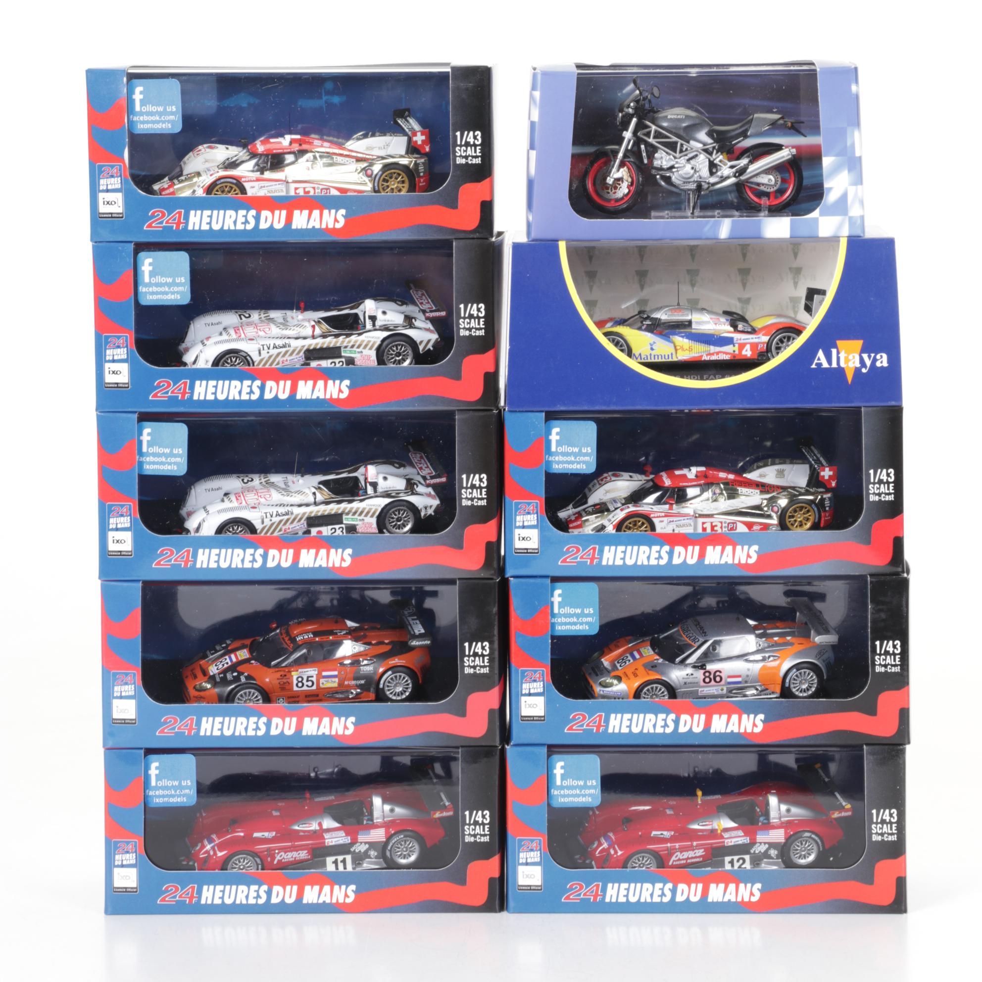 IXO Models "24 Heures du Mans" 1:43 Scale Diecast Metal Cars