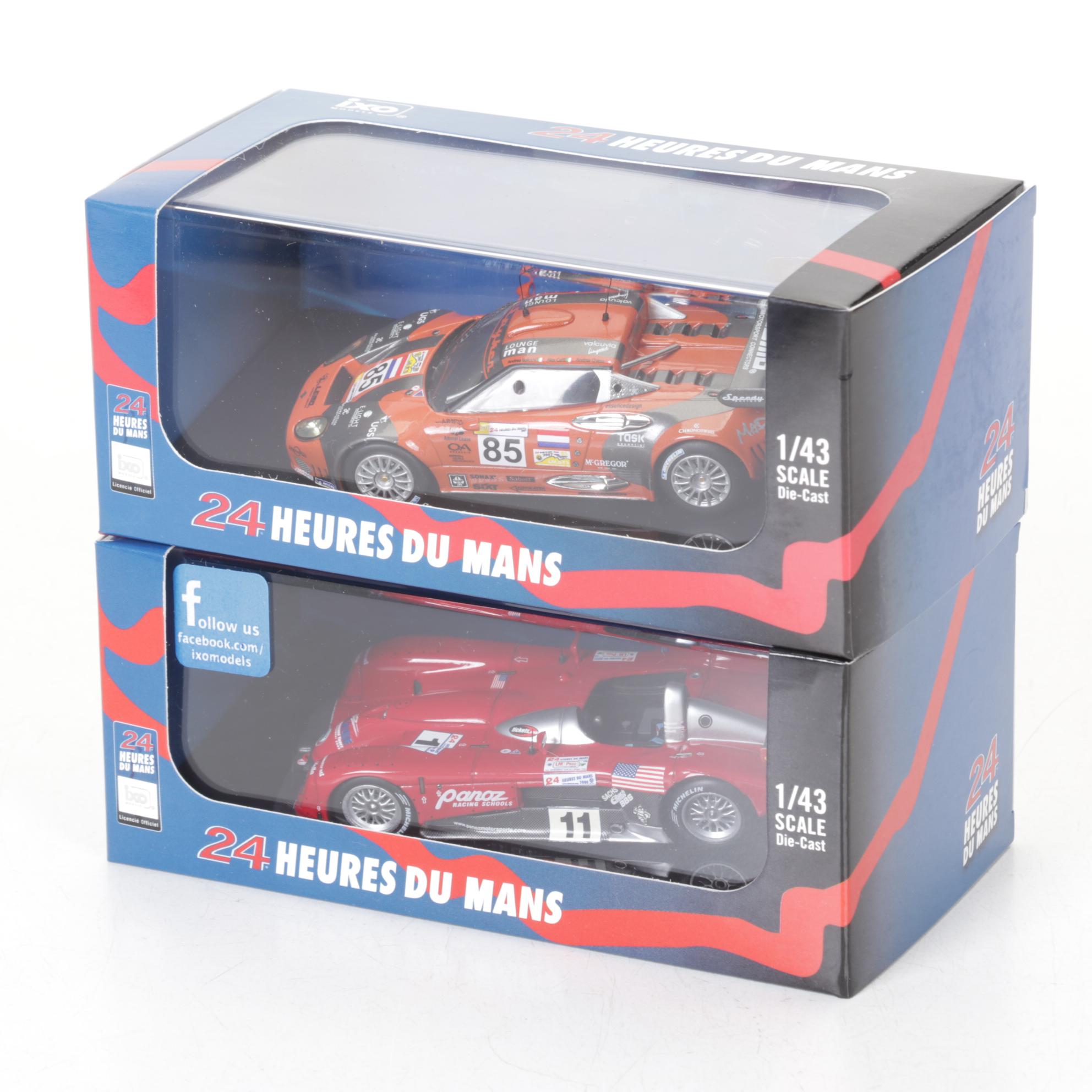 IXO Models "24 Heures du Mans" 1:43 Scale Diecast Metal Cars