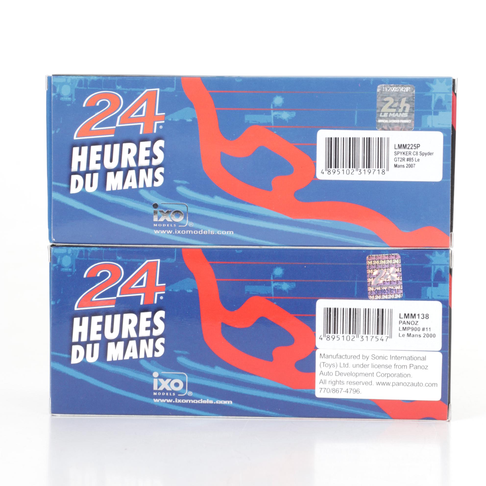 IXO Models "24 Heures du Mans" 1:43 Scale Diecast Metal Cars