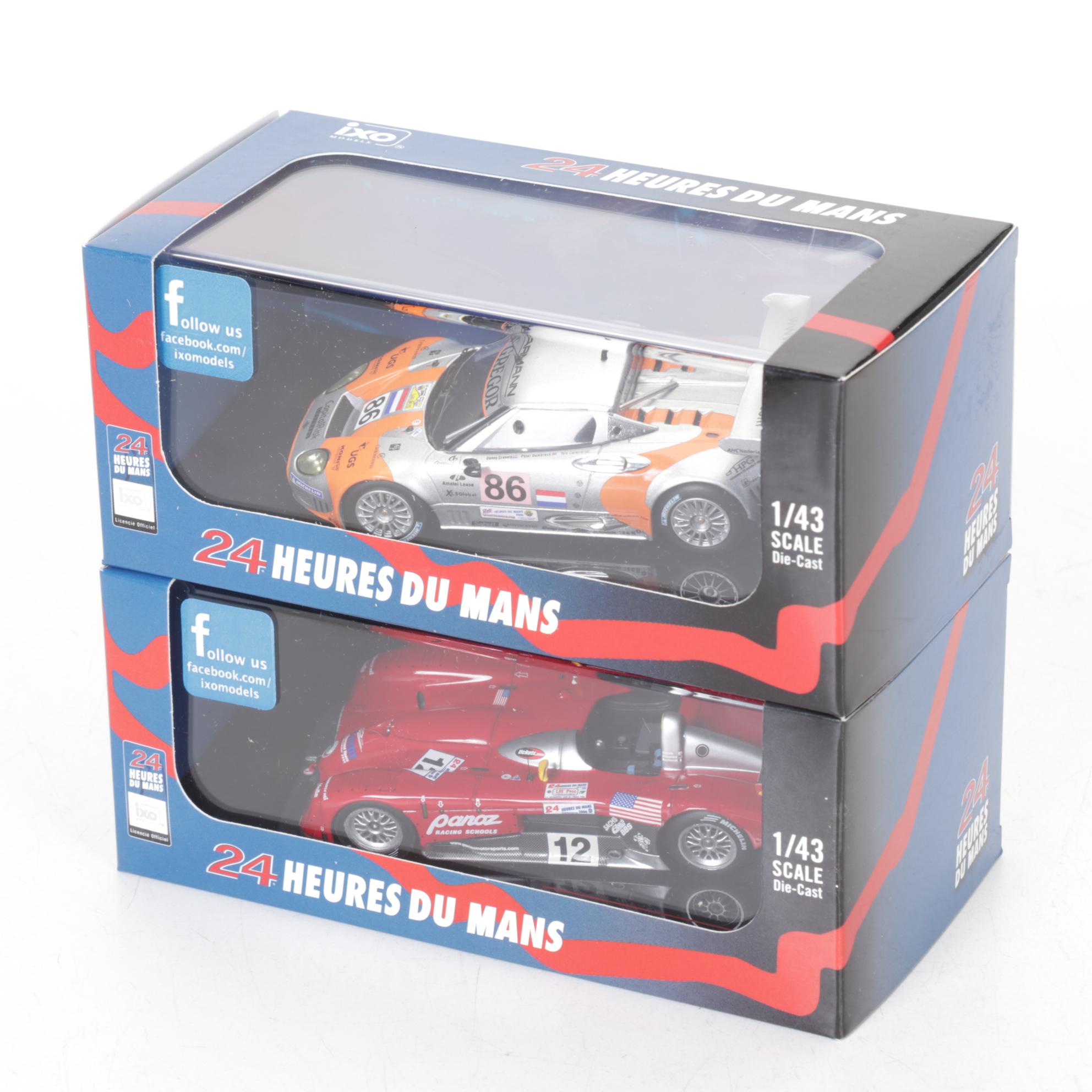 IXO Models "24 Heures du Mans" 1:43 Scale Diecast Metal Cars