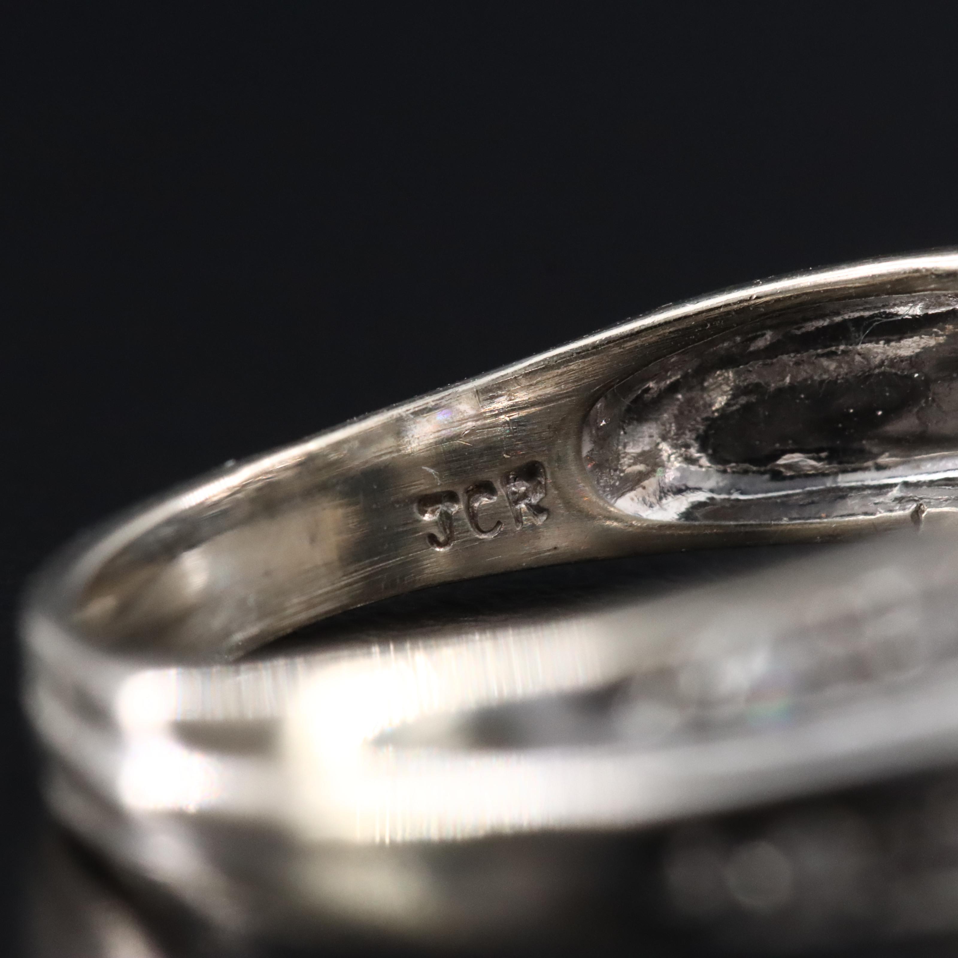 14K Aquamarine and Diamond Ring