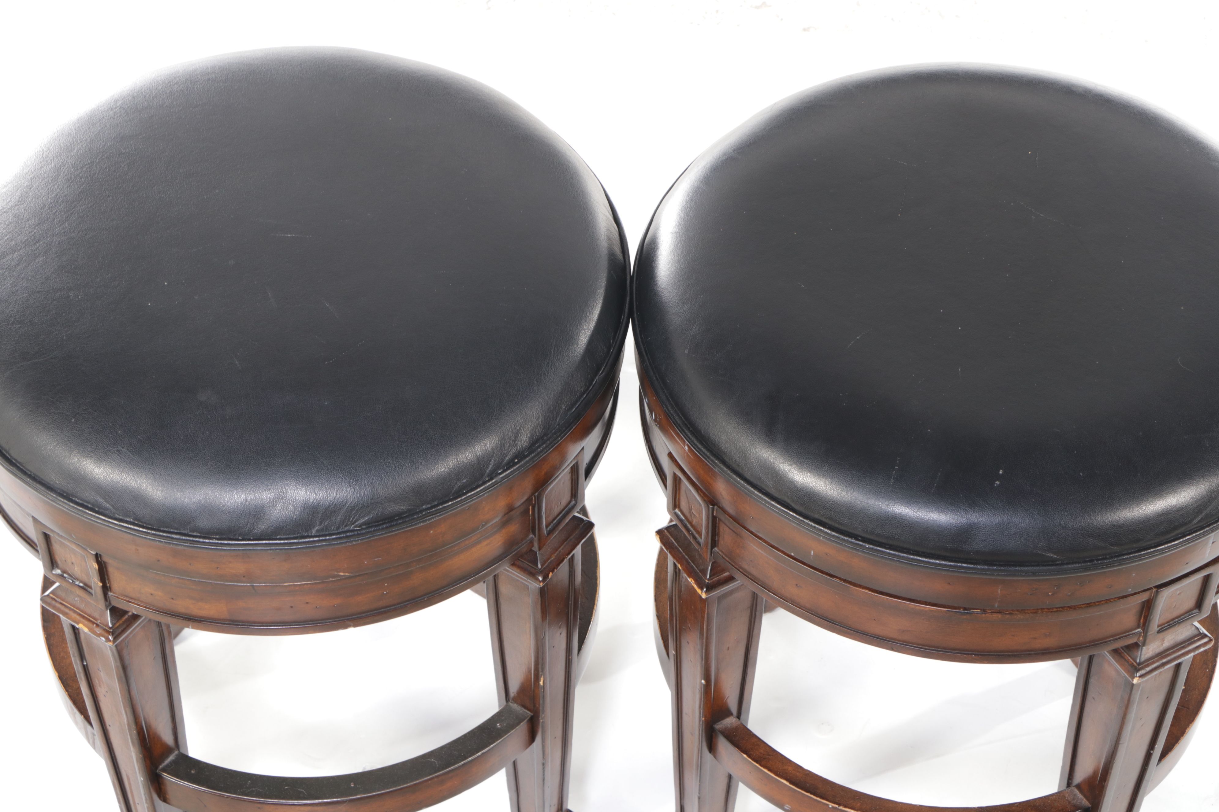 Pair of Frontgate Contemporary Barstools